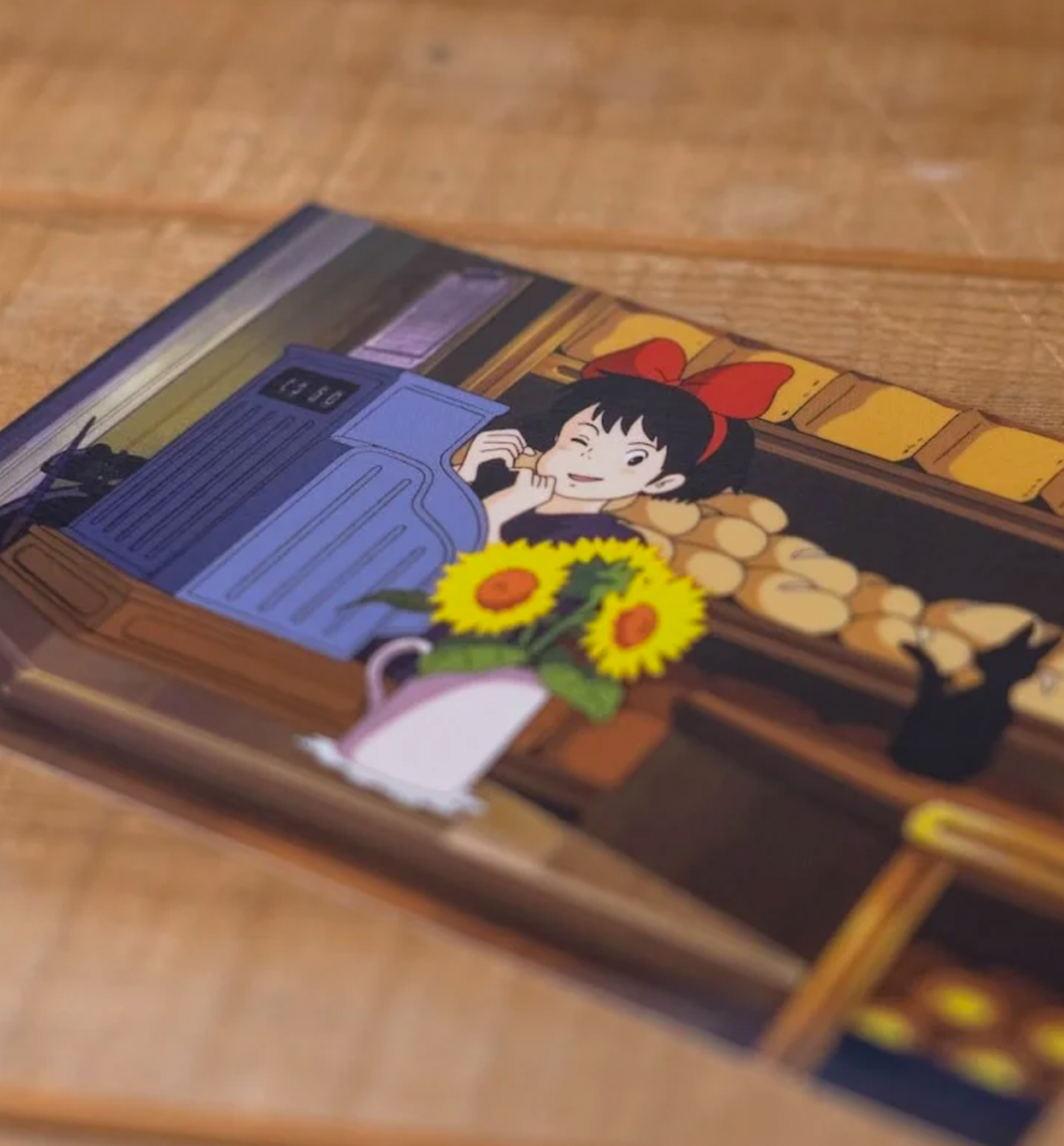 Kiki's Delivery Service Postcard [Kiki Sunflower]