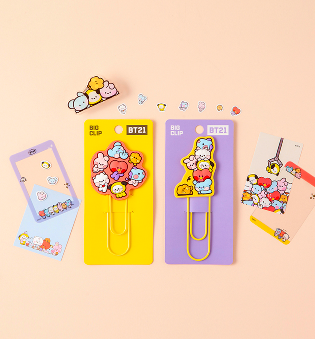 BT21 Big Clip