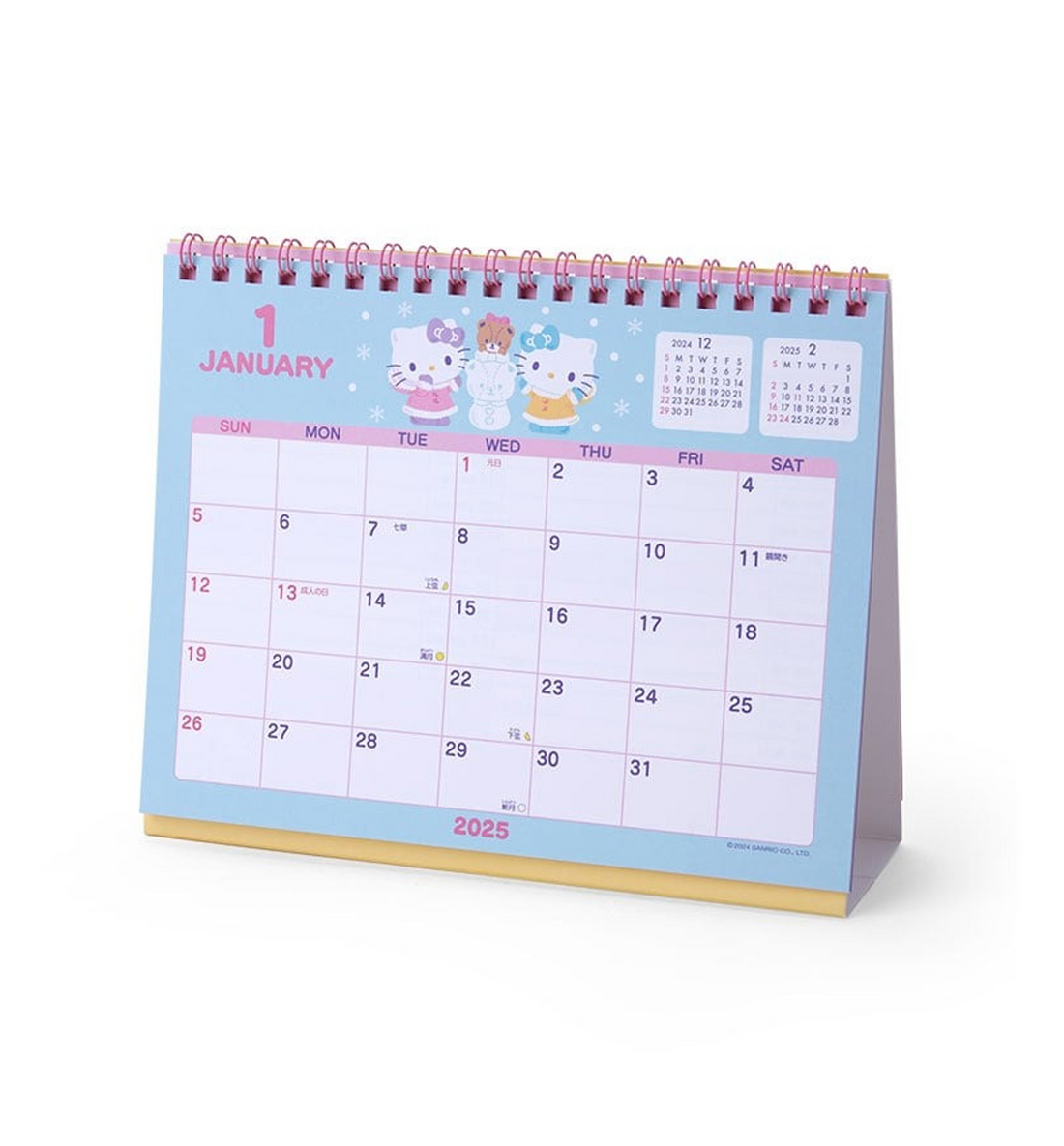 2025 Sanrio Hello Kitty Ring Desk Calendar