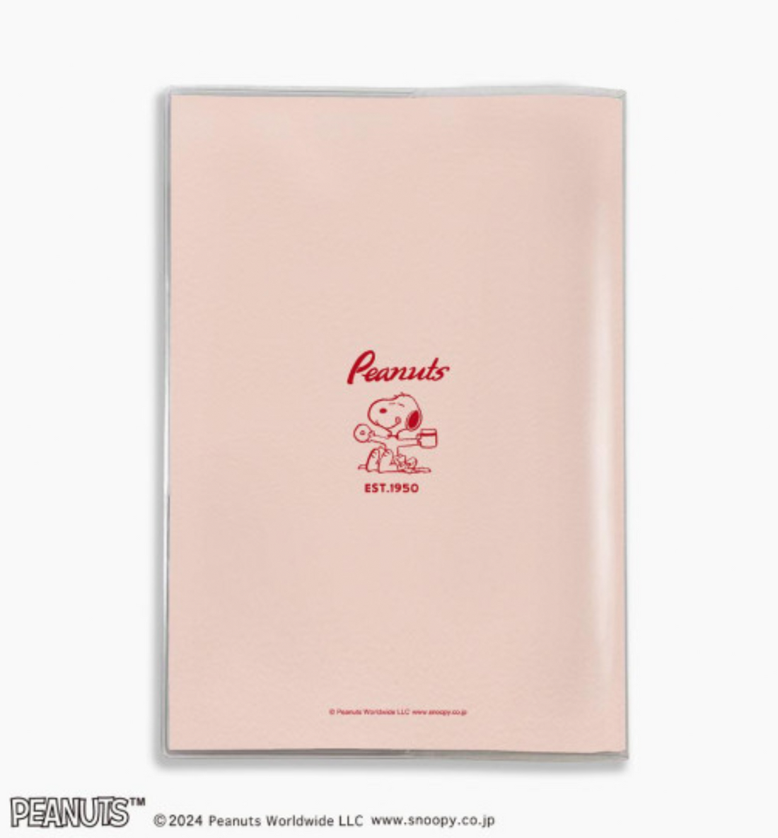 2025 A5 Peanuts Snoopy Monthly Planner [Snoopy & Pink Donut]