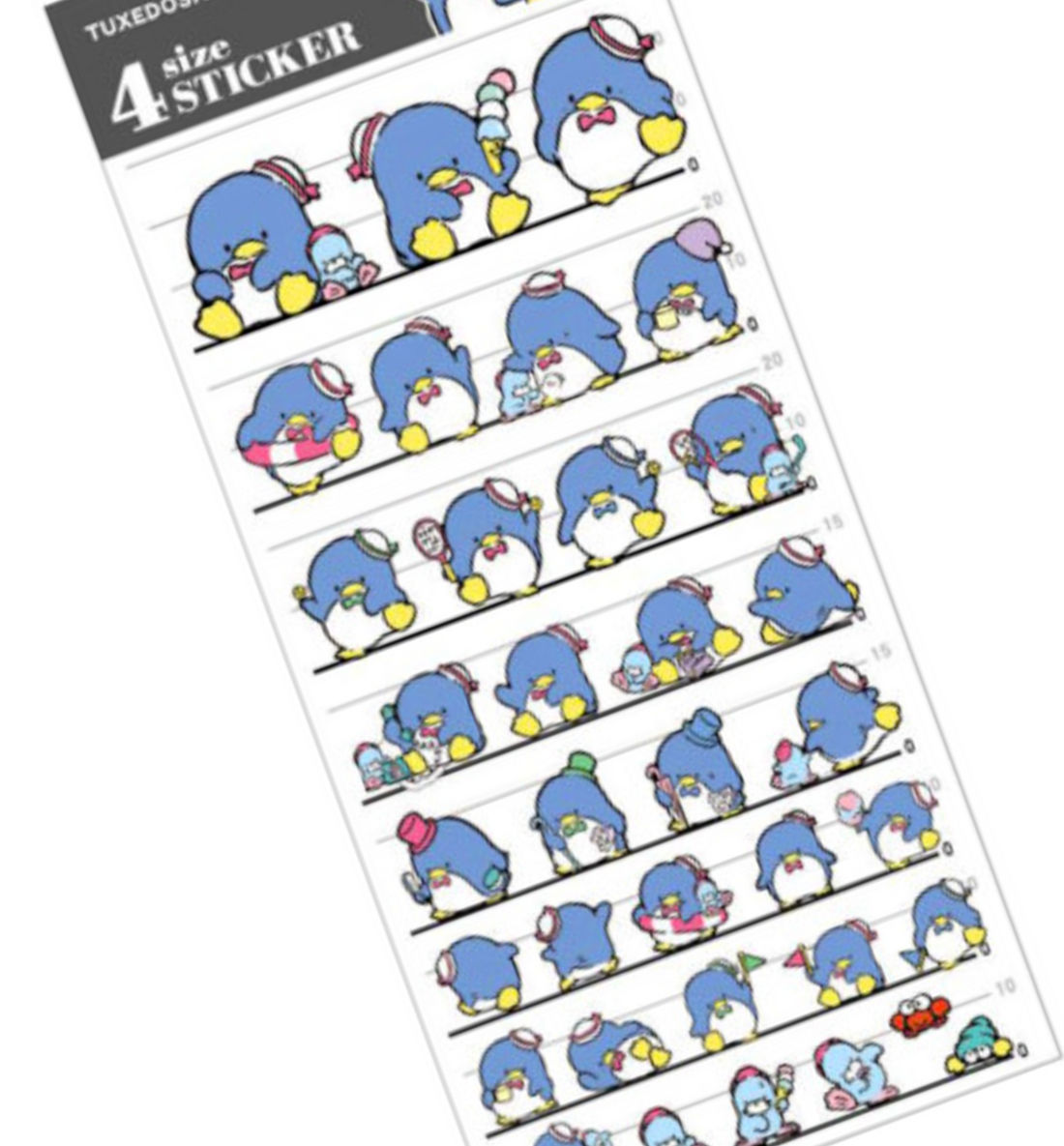 Sanrio 4 Size Sticker [Tuxedosam]