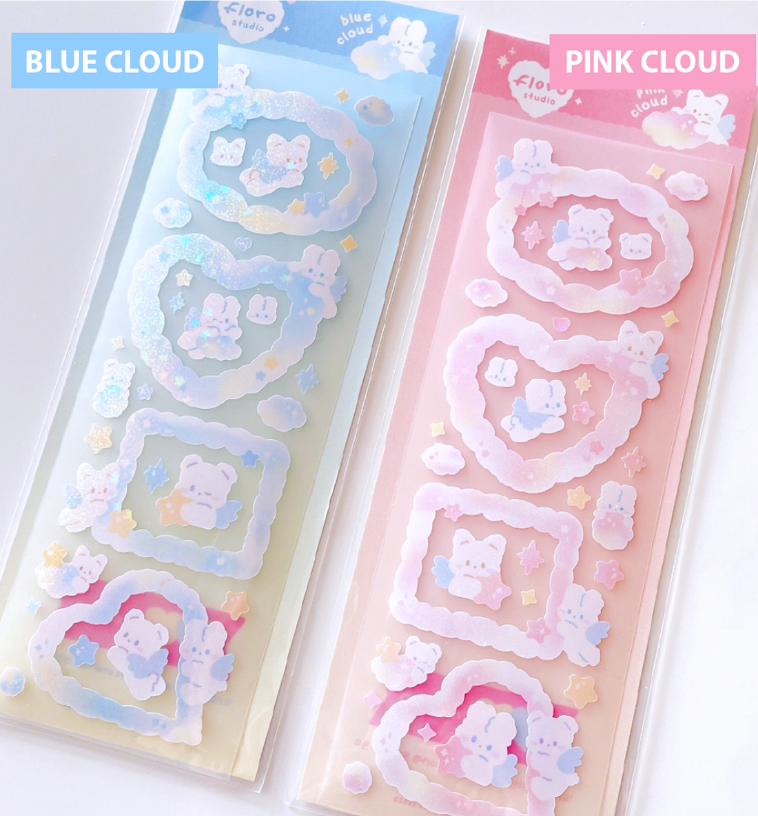 Cloud Frame Seal Sticker