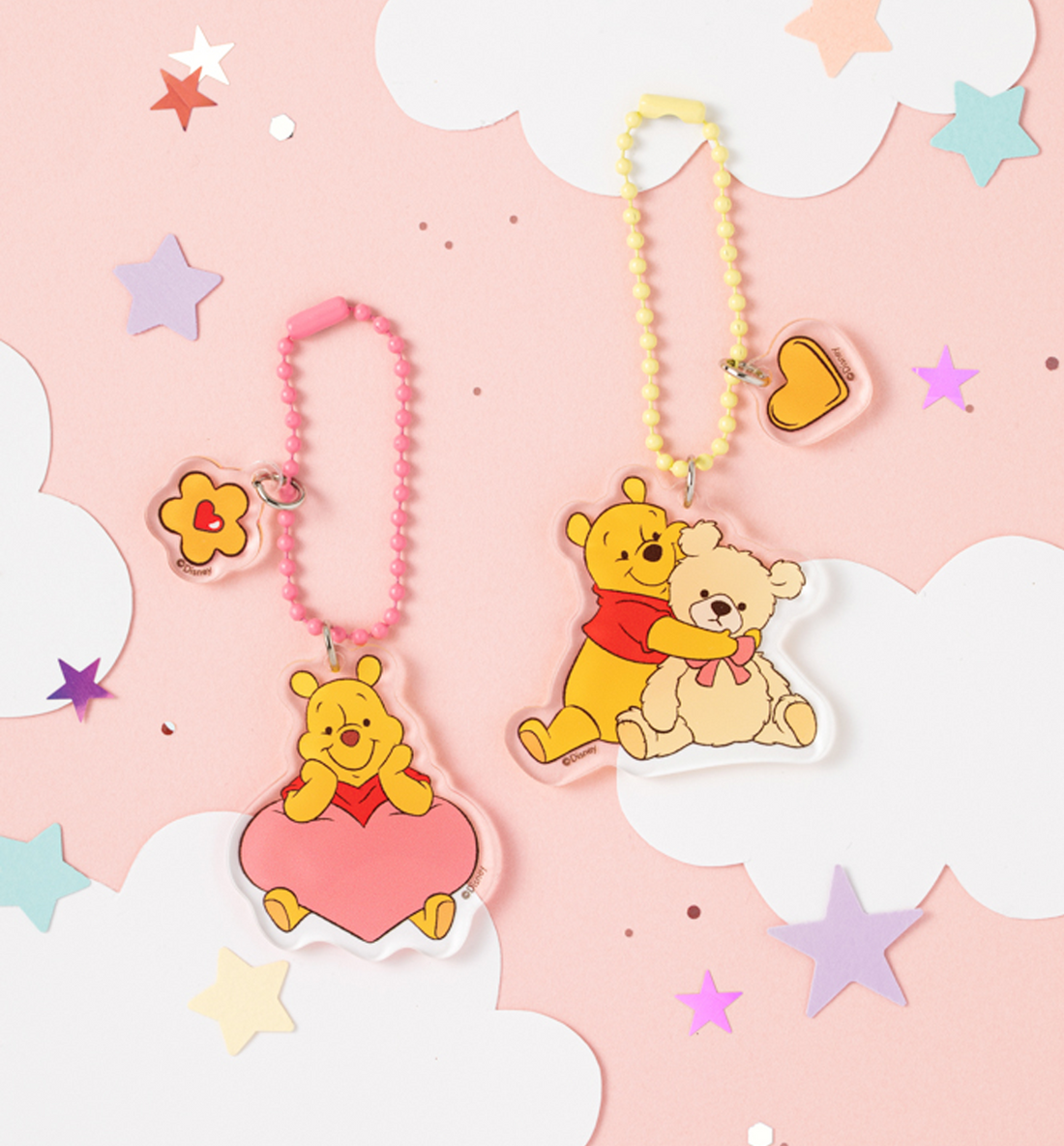 Winnie The Pooh Acrylic Keyring [2 Designs]