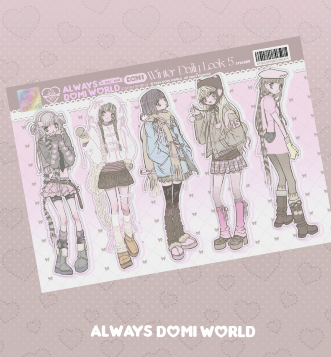 Domi World Winter Daily Sticker