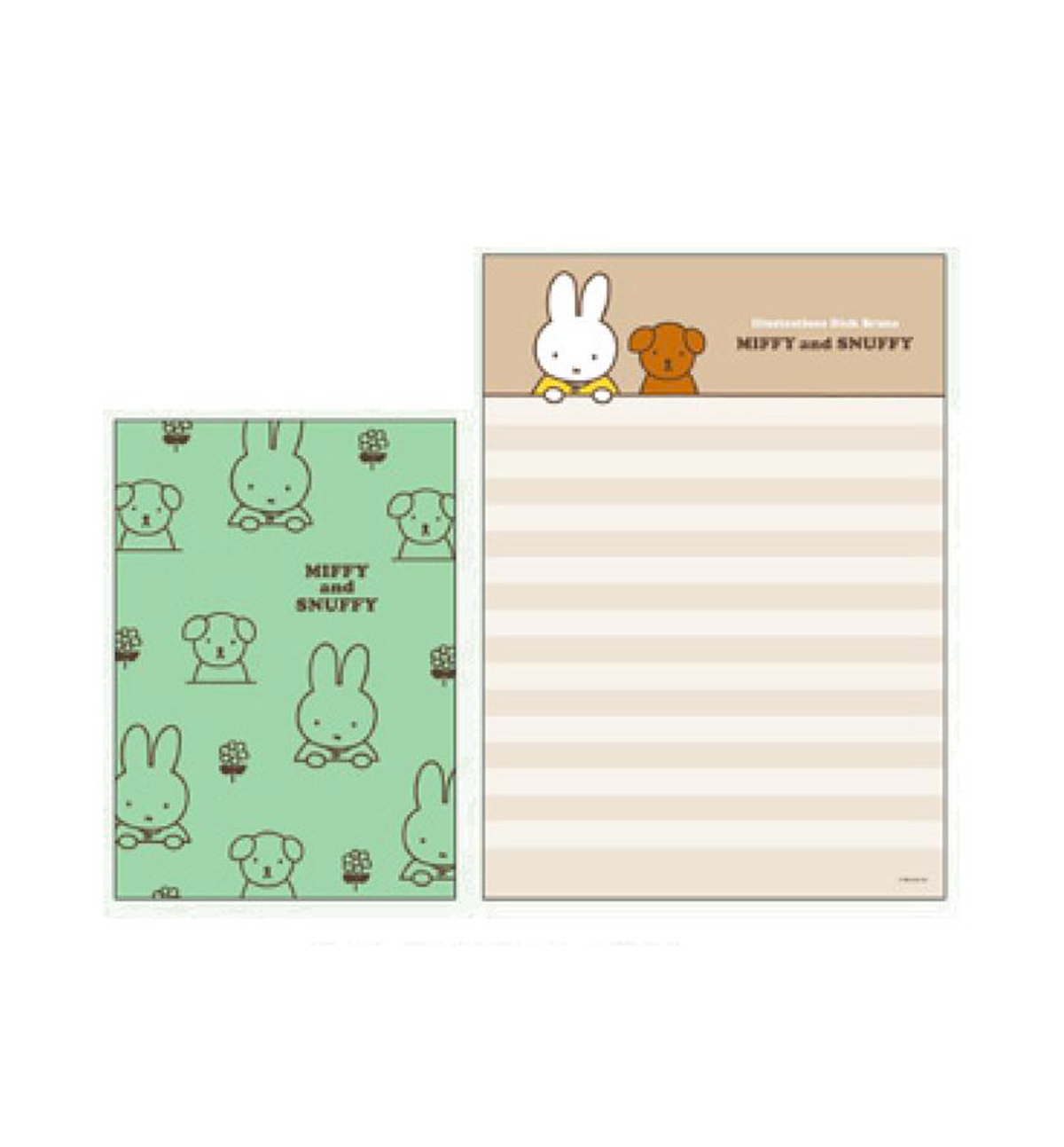Miffy & Snuffy Letter Set [Beige]