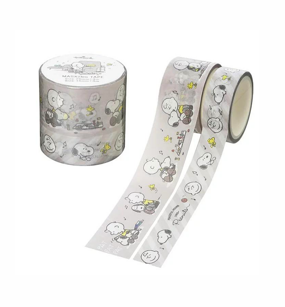 [JAPAN] Snoopy 2 Washi Tapes [Beige Peaceful Hours]