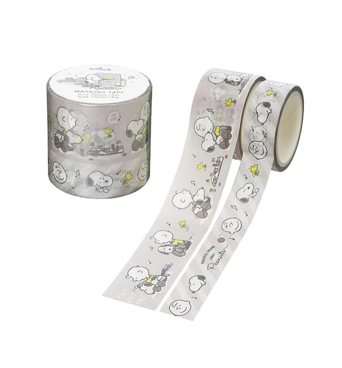 Snoopy 2 Washi Tapes [Beige Peaceful Hours]