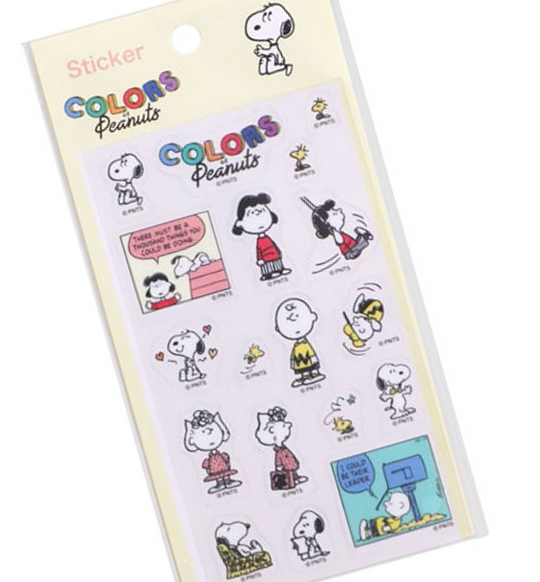 [JAPAN] Peanuts Snoopy Take Care Sticker [Yellow]