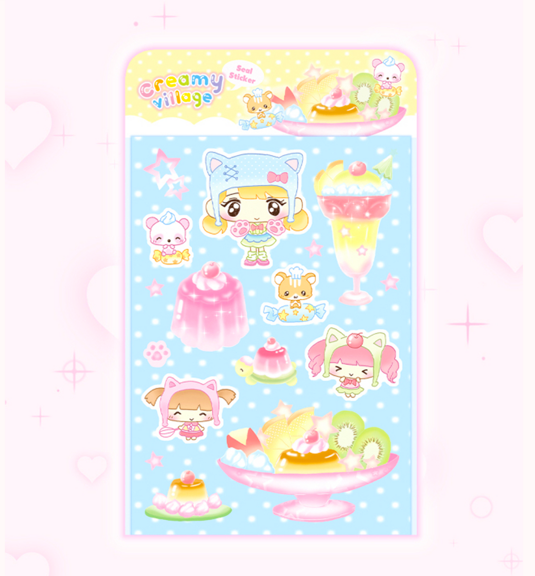 Yummy Dessert Cafe Seal Sticker