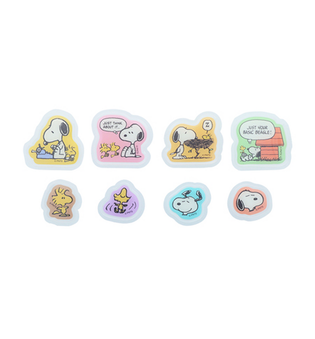 [JAPAN] Peanuts Snoopy Flake Seal Sticker [Pink]