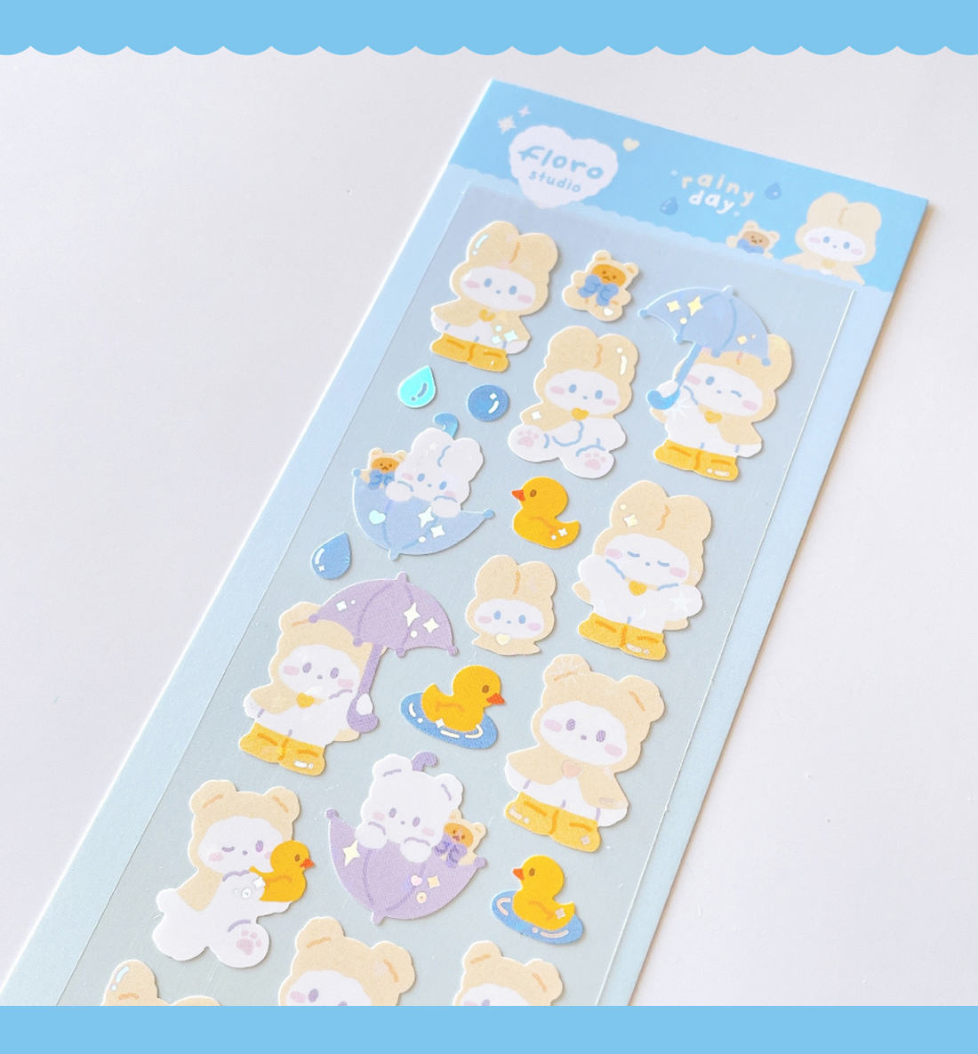 Rainy Day Babies Seal Sticker