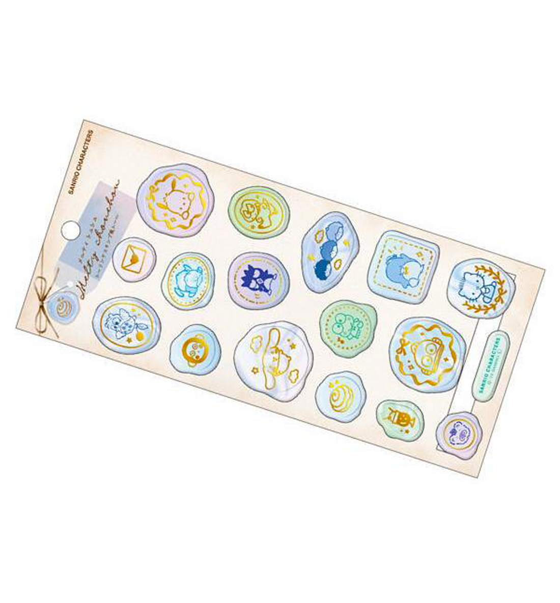 Sanrio Characters Melty Stamp Seal Sticker [Style B]