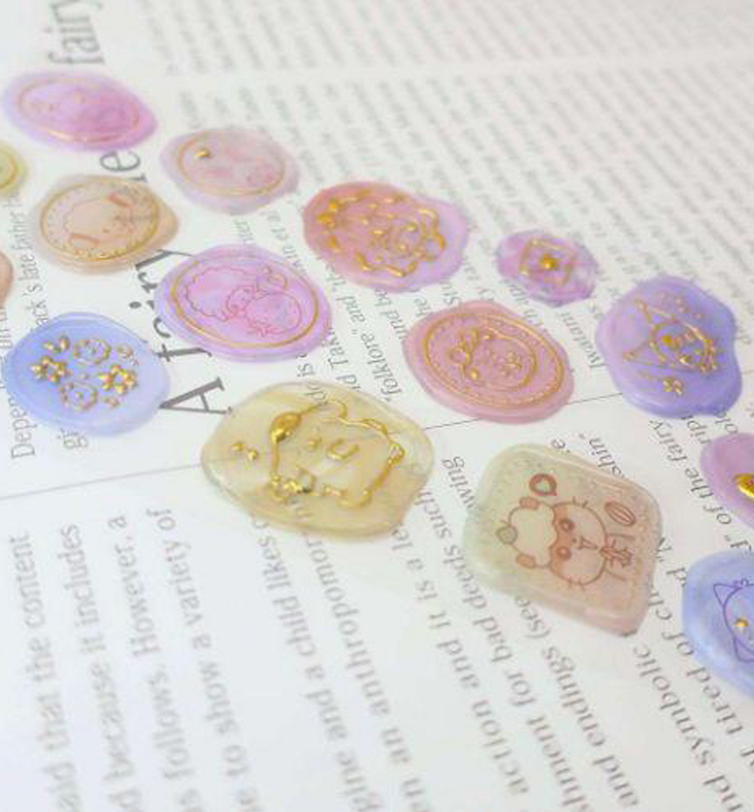 Sanrio Characters Melty Stamp Seal Sticker [Style A]