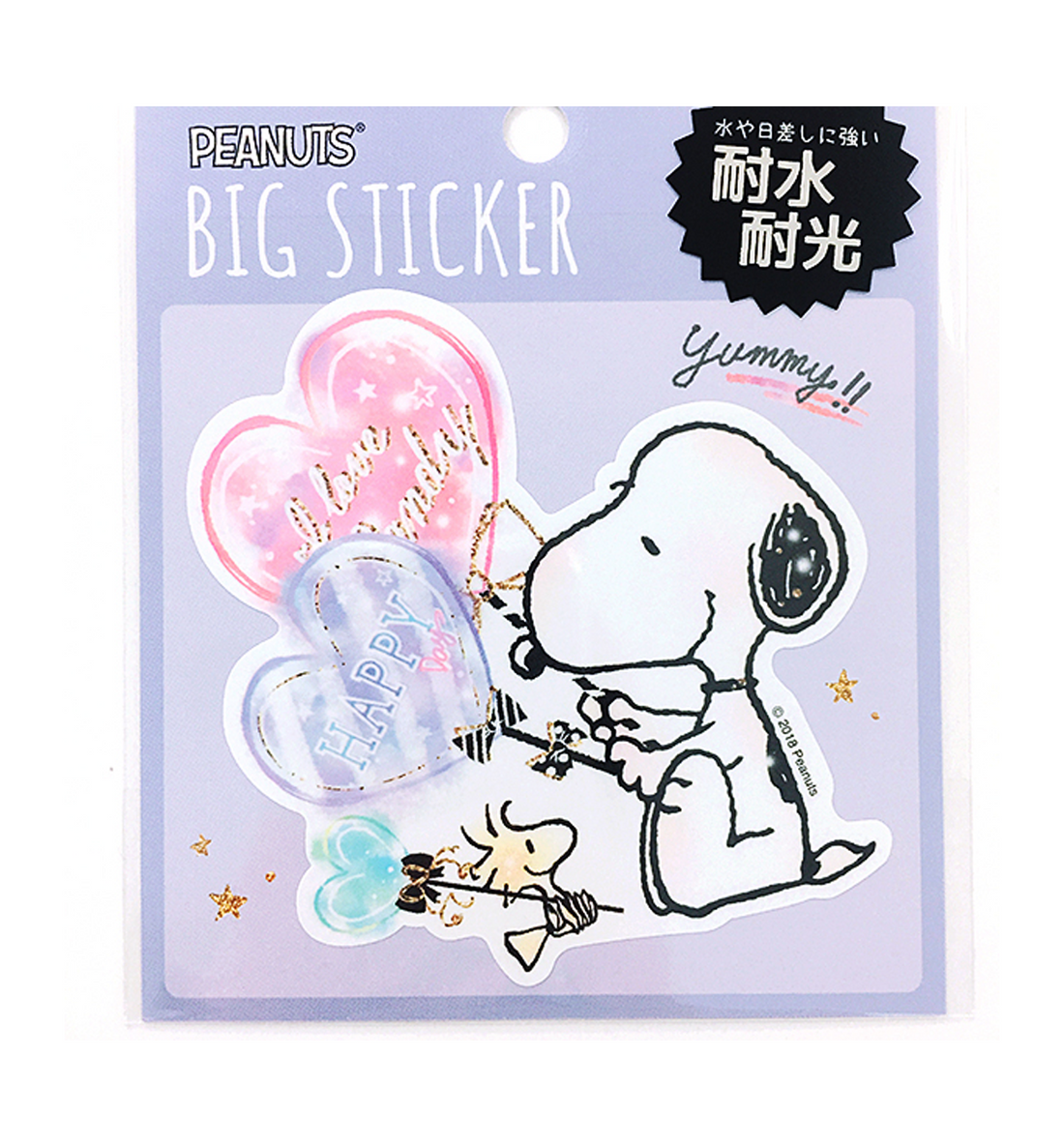 [JAPAN] Snoopy Big UV Sticker [Waterproof]