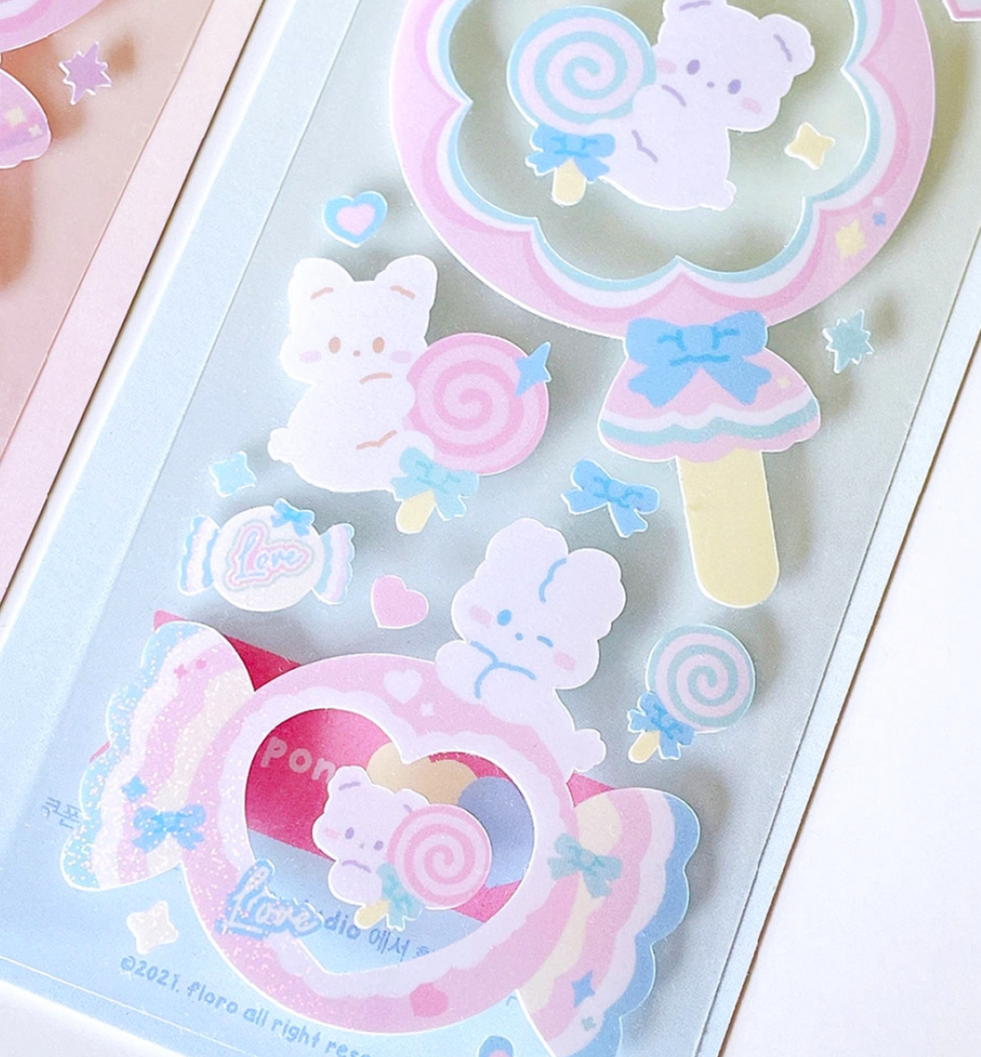 Candy Frame Seal Sticker