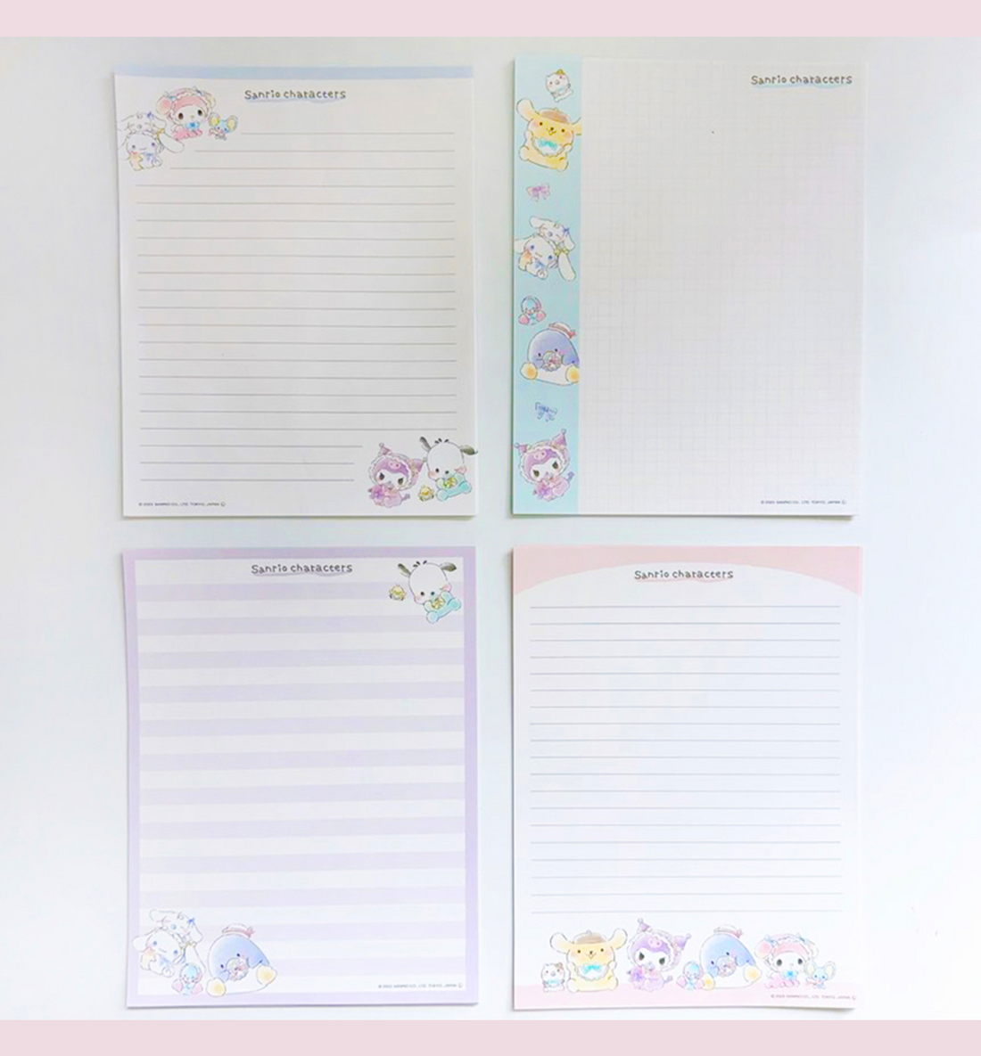 Sanrio Character Baby Letter Set