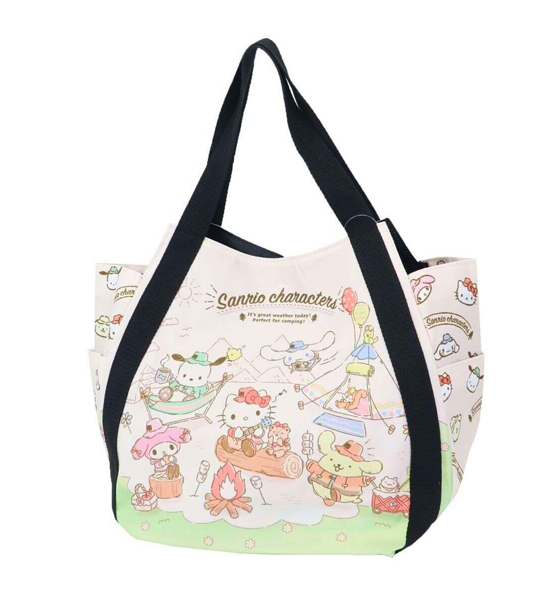 Sanrio Characters Camping Triangle Tote Bag [Limited Edition]