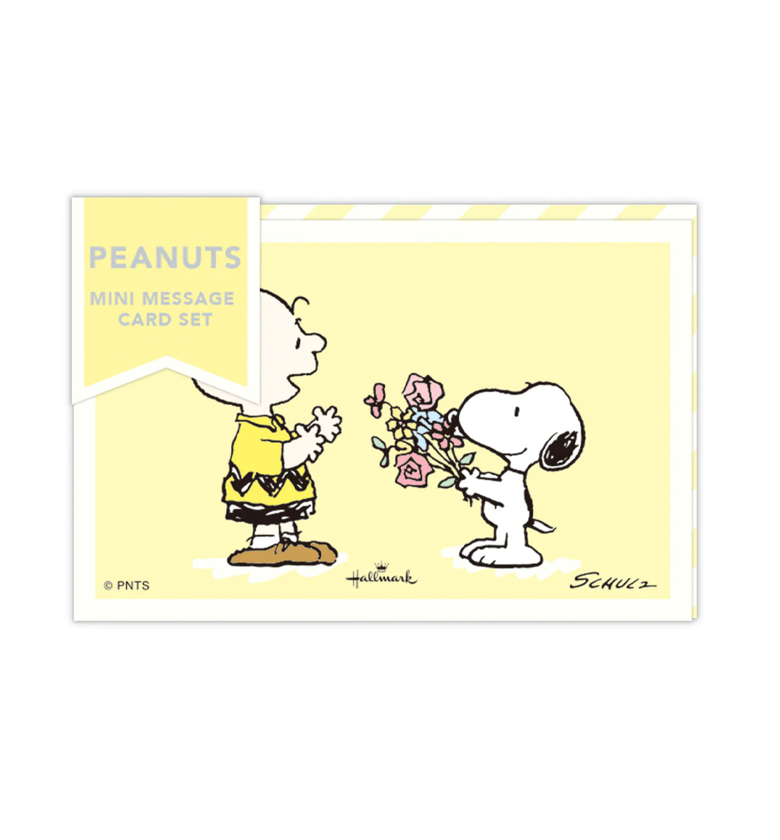 [JAPAN] Peanuts Snoopy Be Yourself Mini Message Card Set [Yellow]