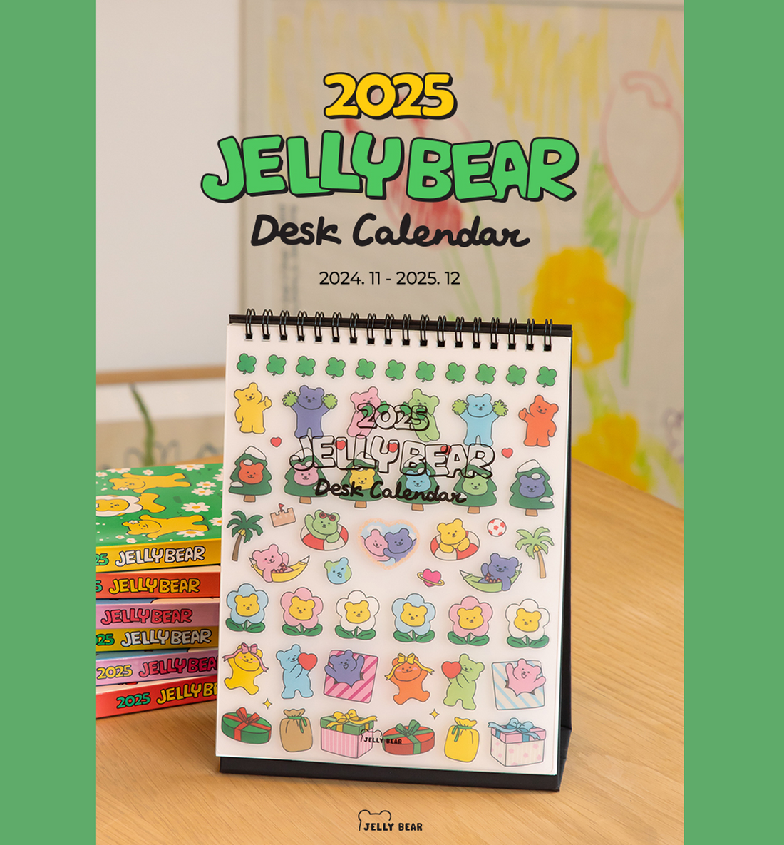 2025 Jelly Bear Desk Calendar