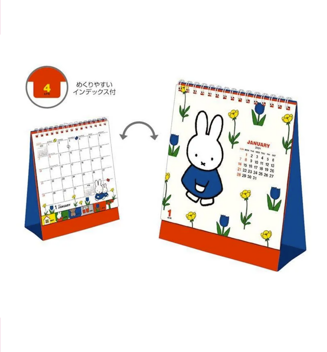 2024 Miffy Desk Calendar