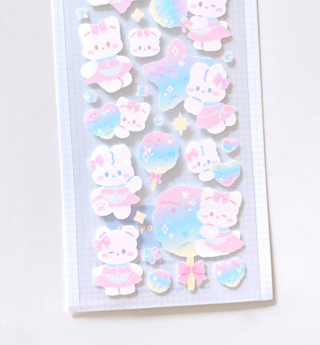 Cotton Candy Seal Sticker