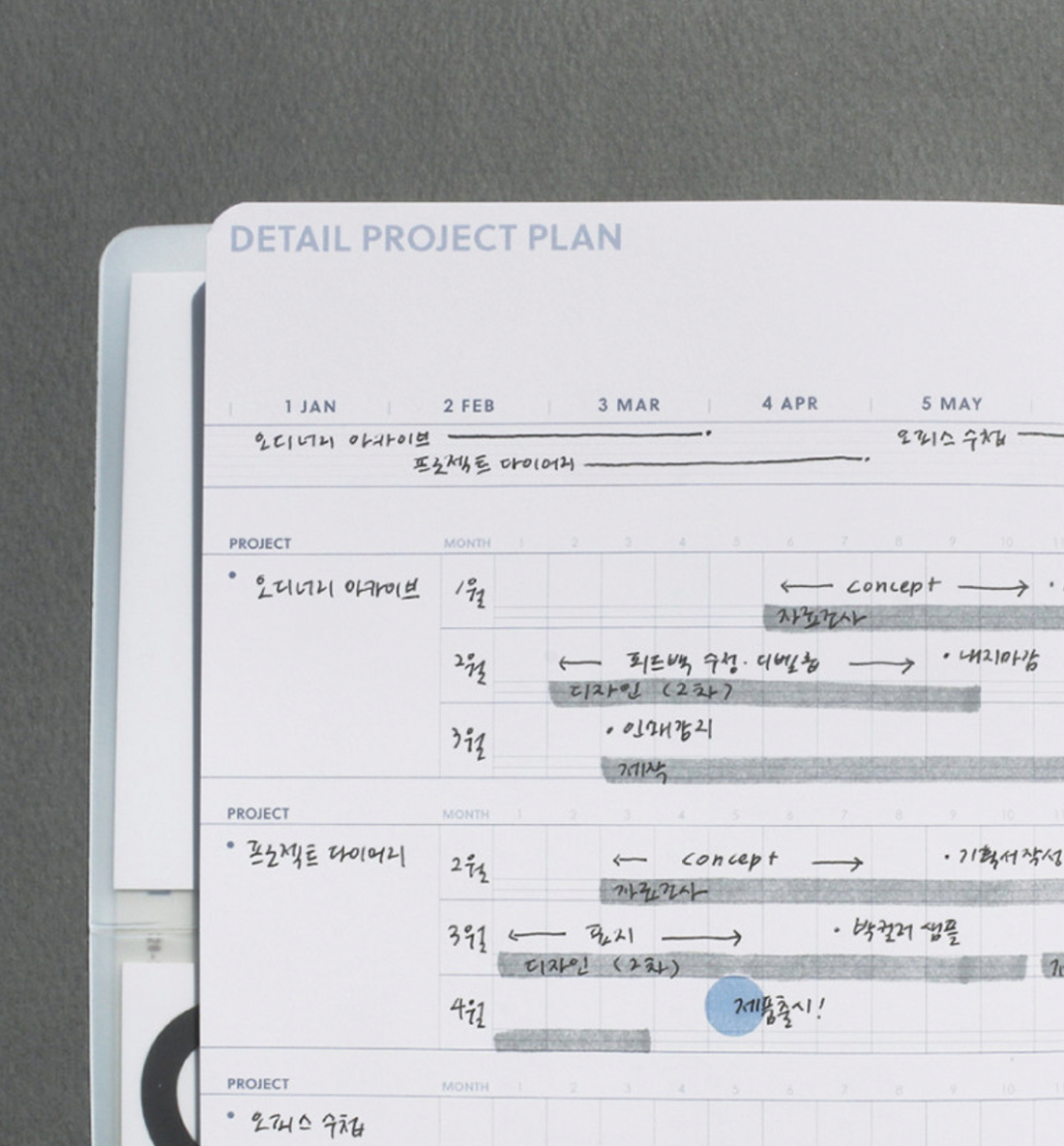 2025 Project Weekly Planner