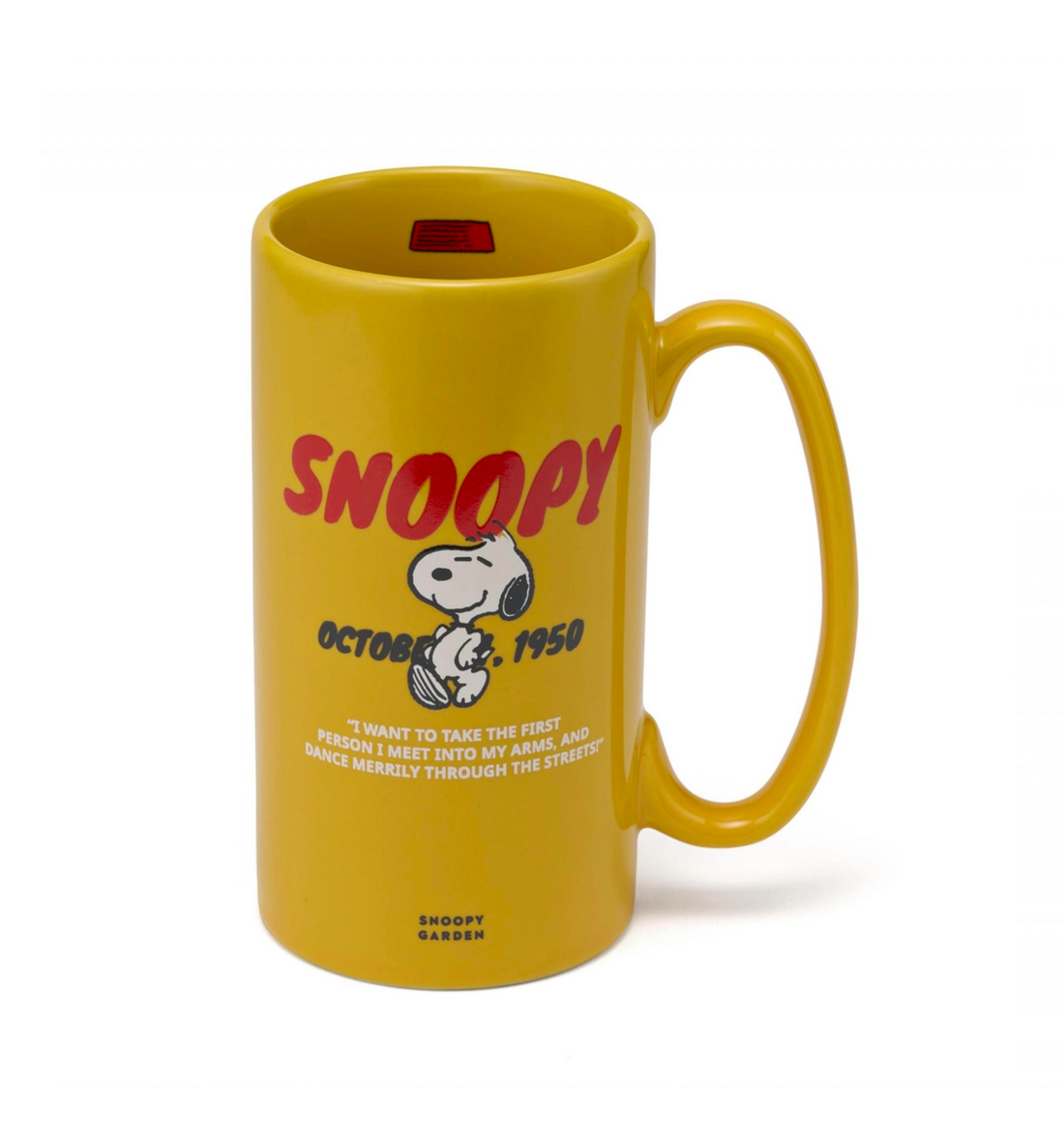 Peanuts Snoopy Colored Long Mug Cup