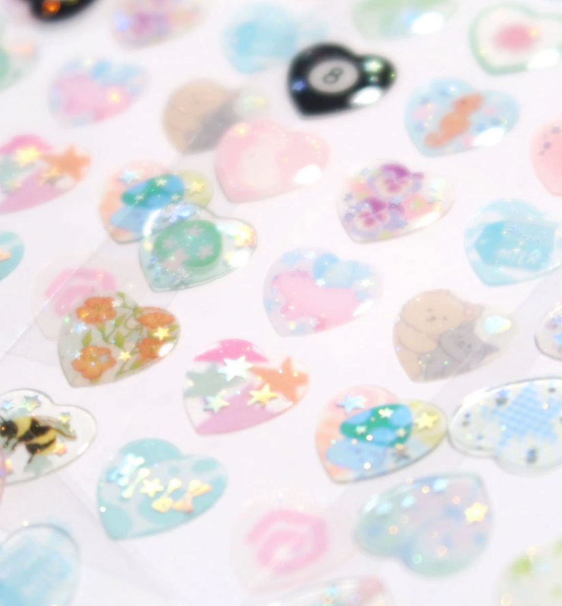 Patten Hearts 2024 Epoxy Seal Sticker