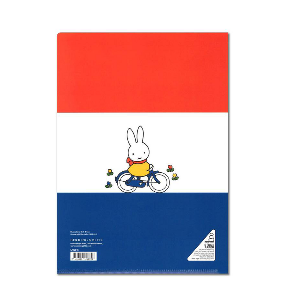 A4 Miffy With The Dutch Flag File Folder