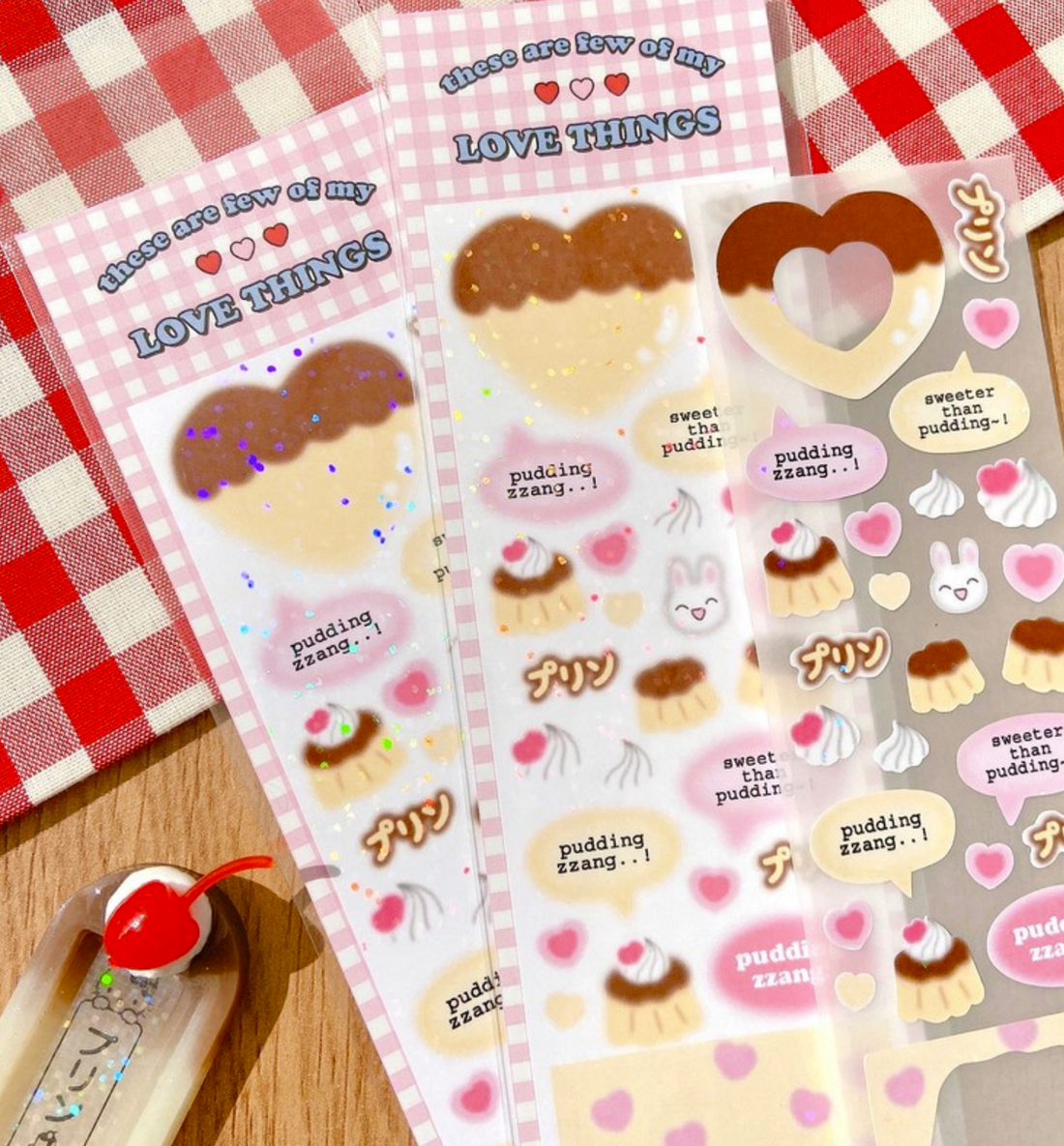 Pudding Seal Sticker