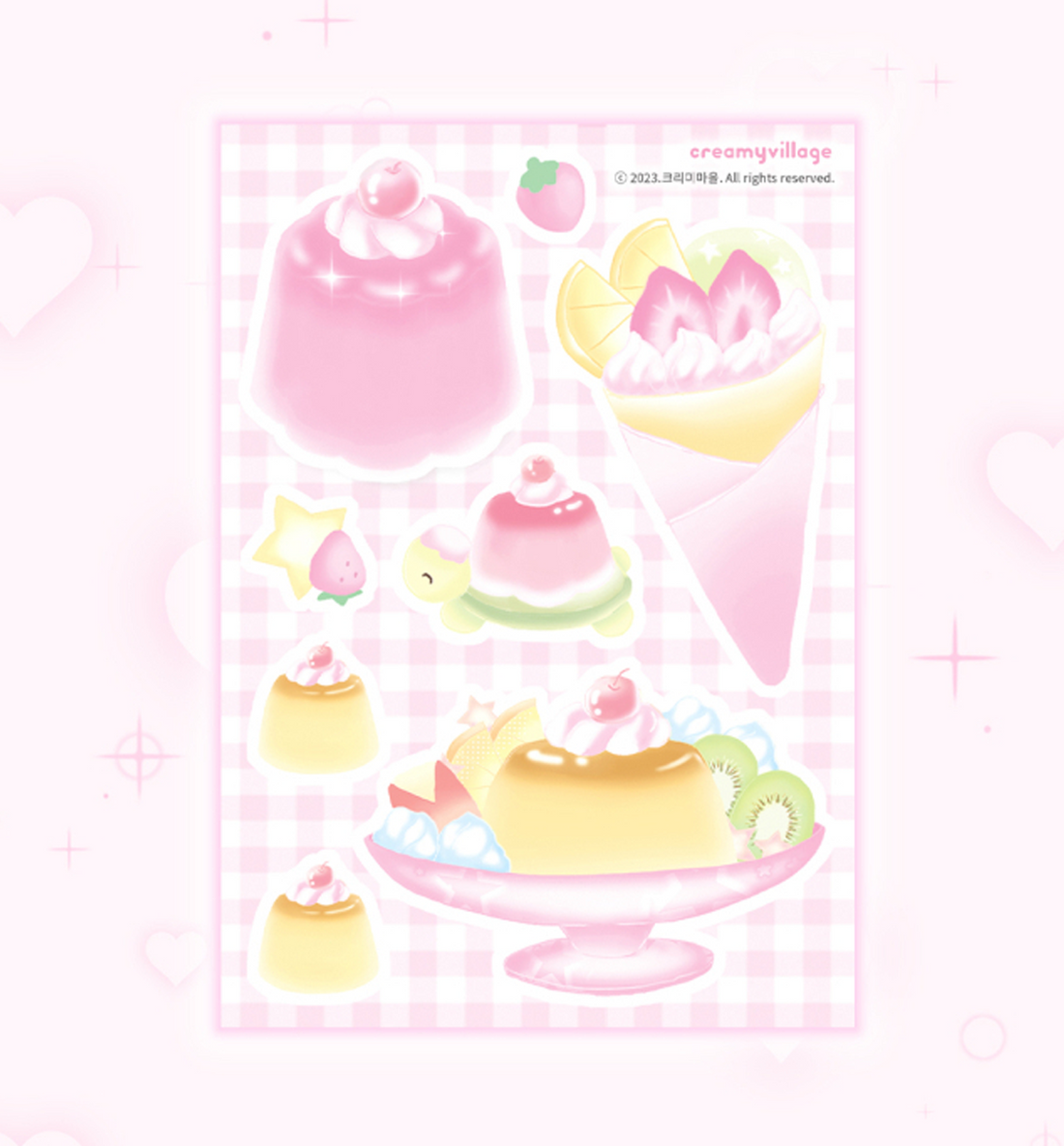 Dessert Cafe Seal Sticker