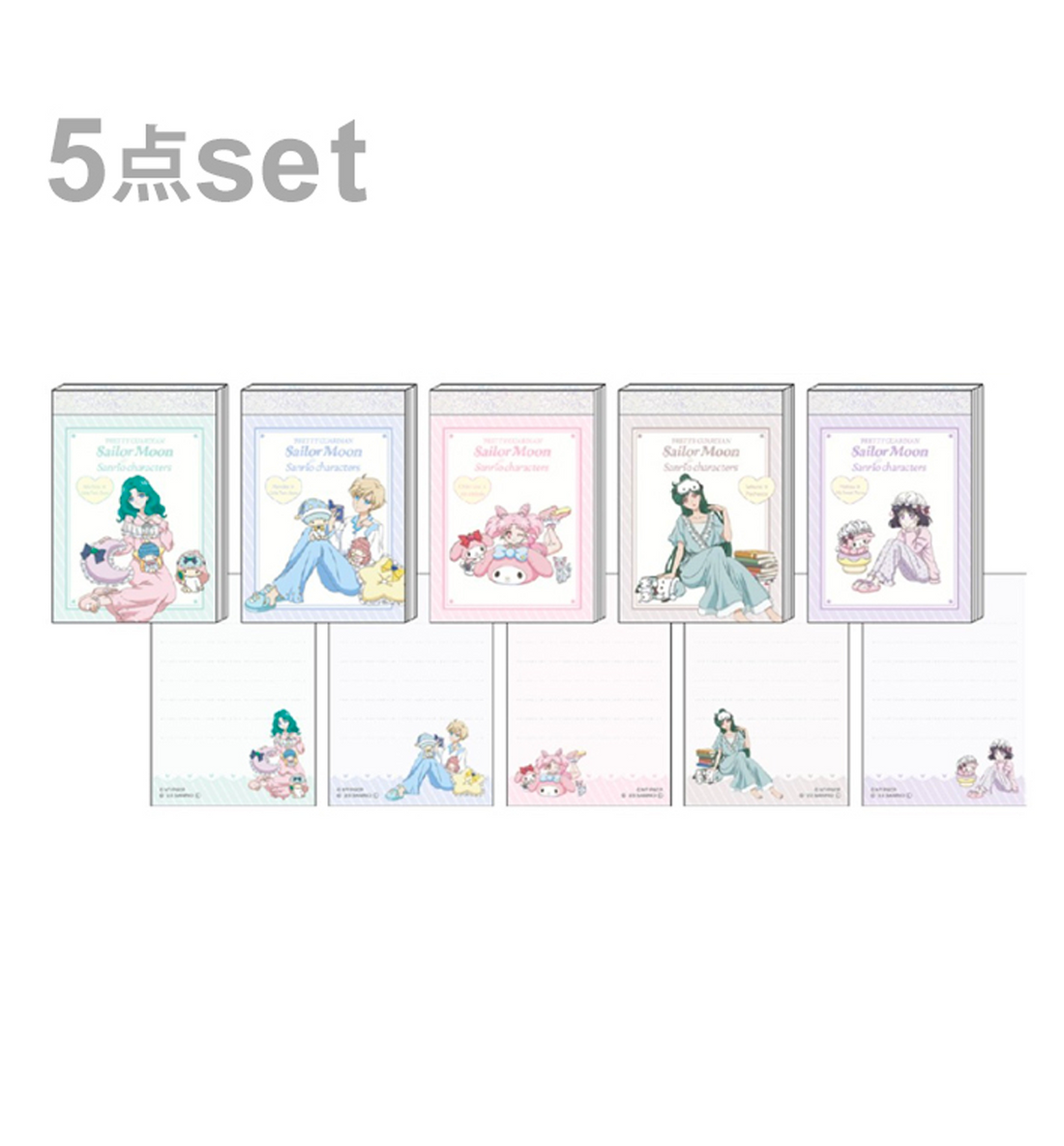 Sanrio & Sailor Moon Cosmos Mini Notepad [Set B]