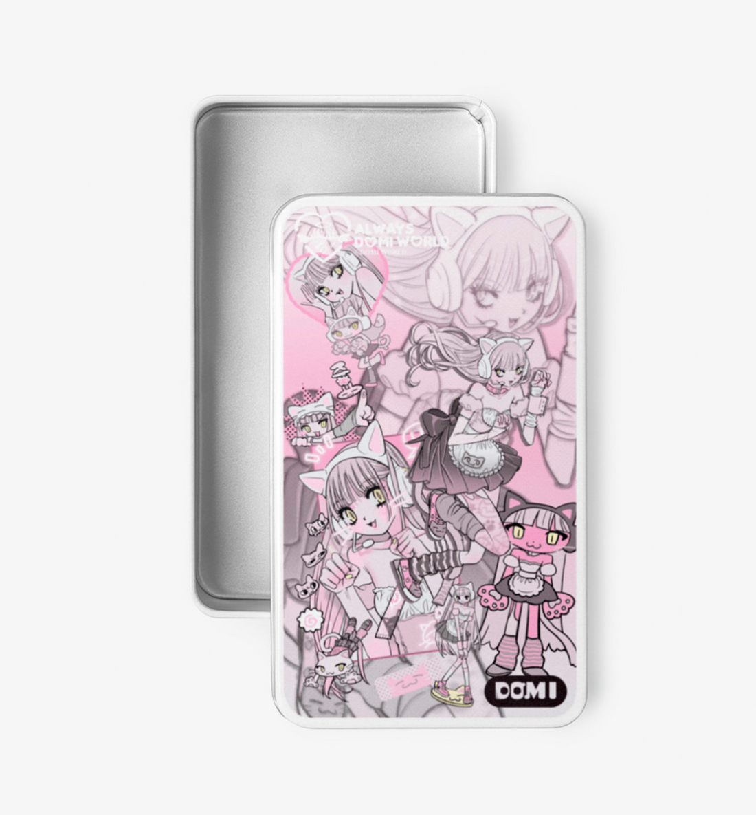 Domi World Tin Case [Cat Headset]