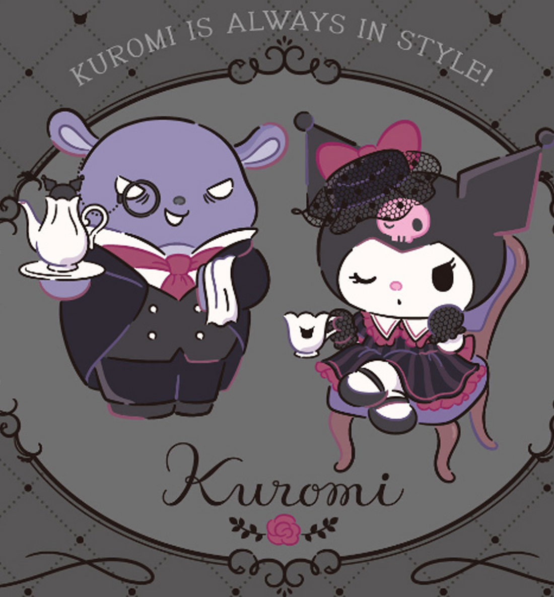 Sanrio Kuromi Photo Holder [Ojousama Series]