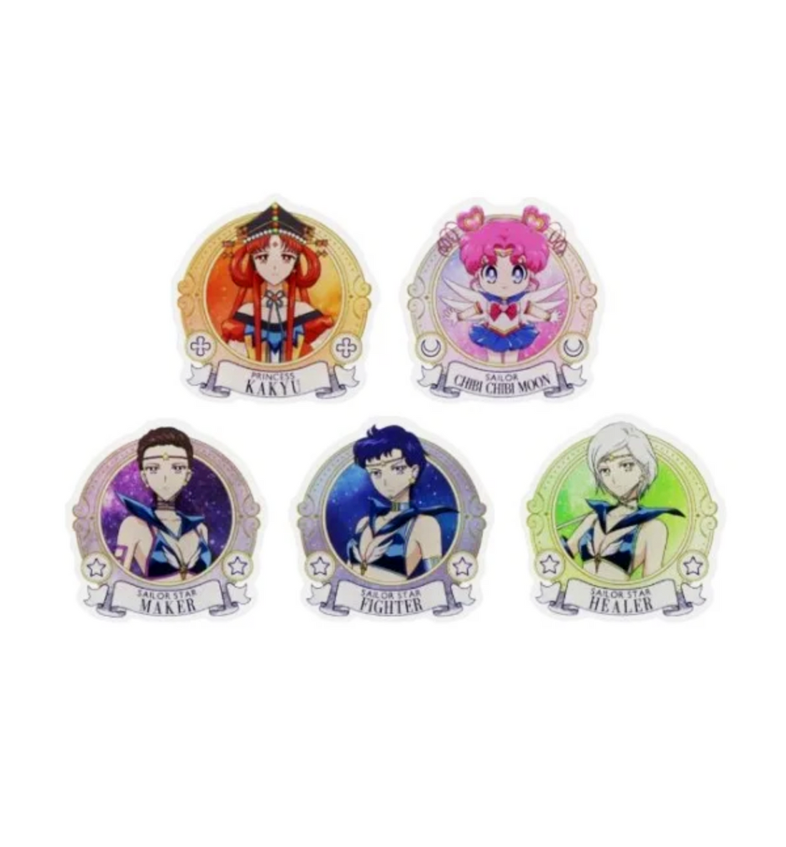 Sailor Moon Acrylic Clip Set [Sailor Starlights/Movie Cosmos]