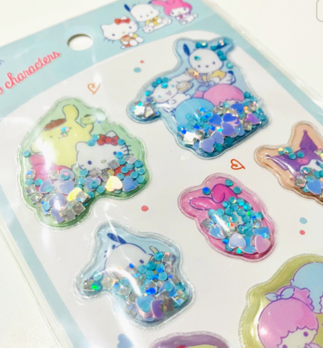 Sanrio Shake Shake Capsule Seal Sticker [Sanrio Characters]