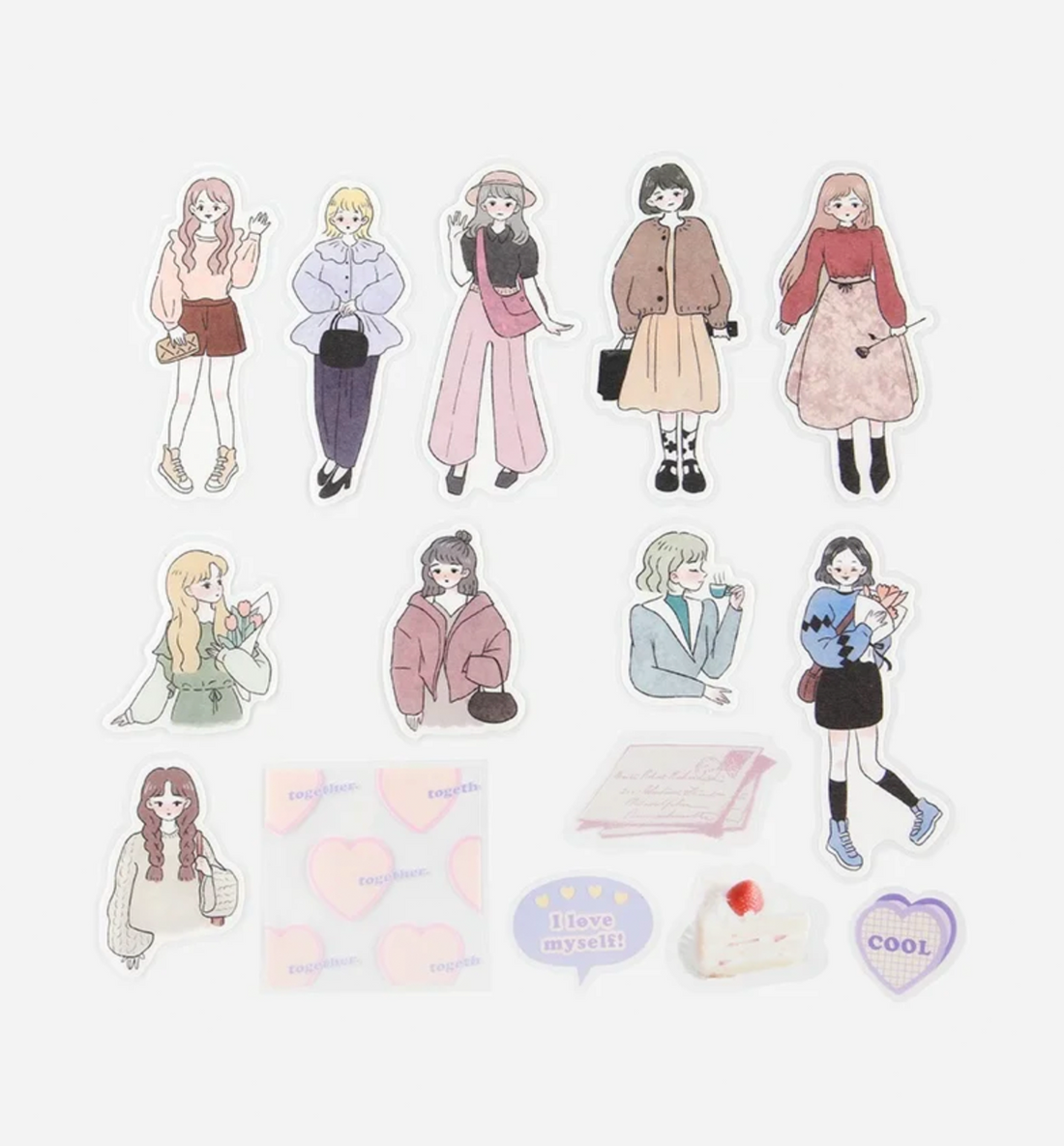 Coordinate Figures Seal Sticker [Fashion Girl]