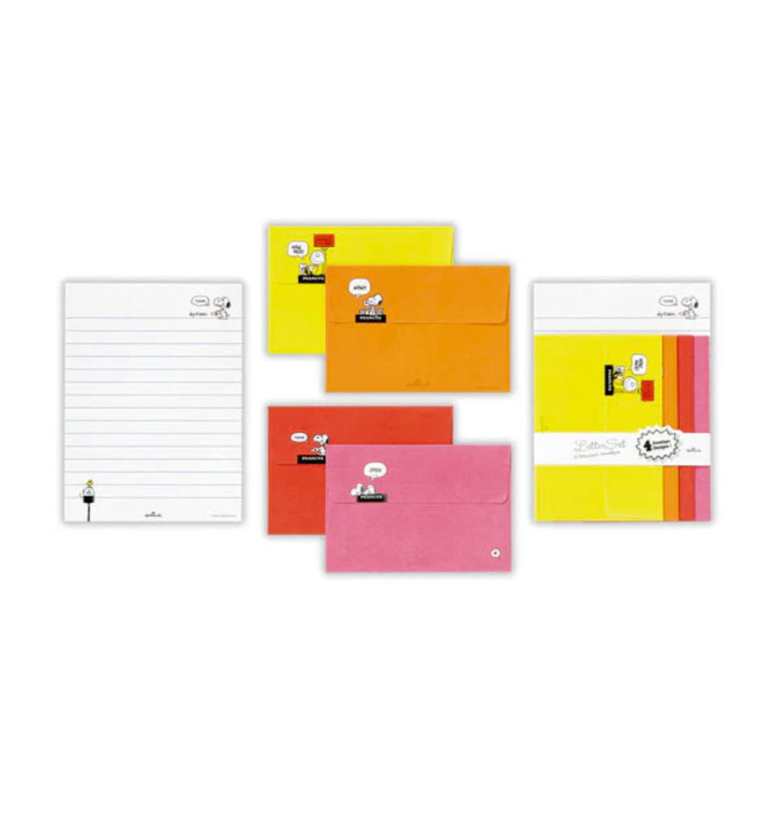 Peanuts Snoopy Letter Set [Vivid]