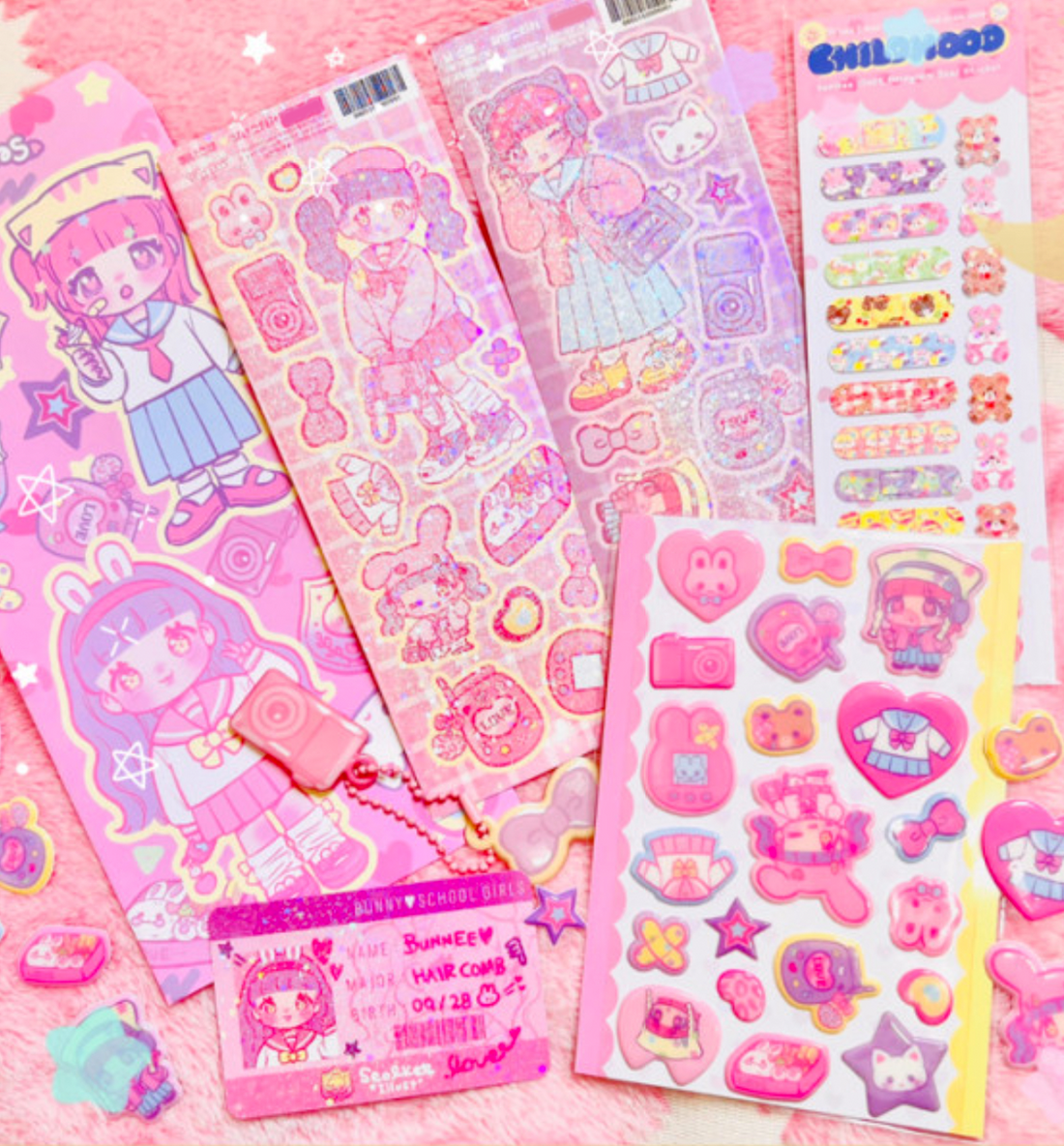 Pastel School Sticker Pack