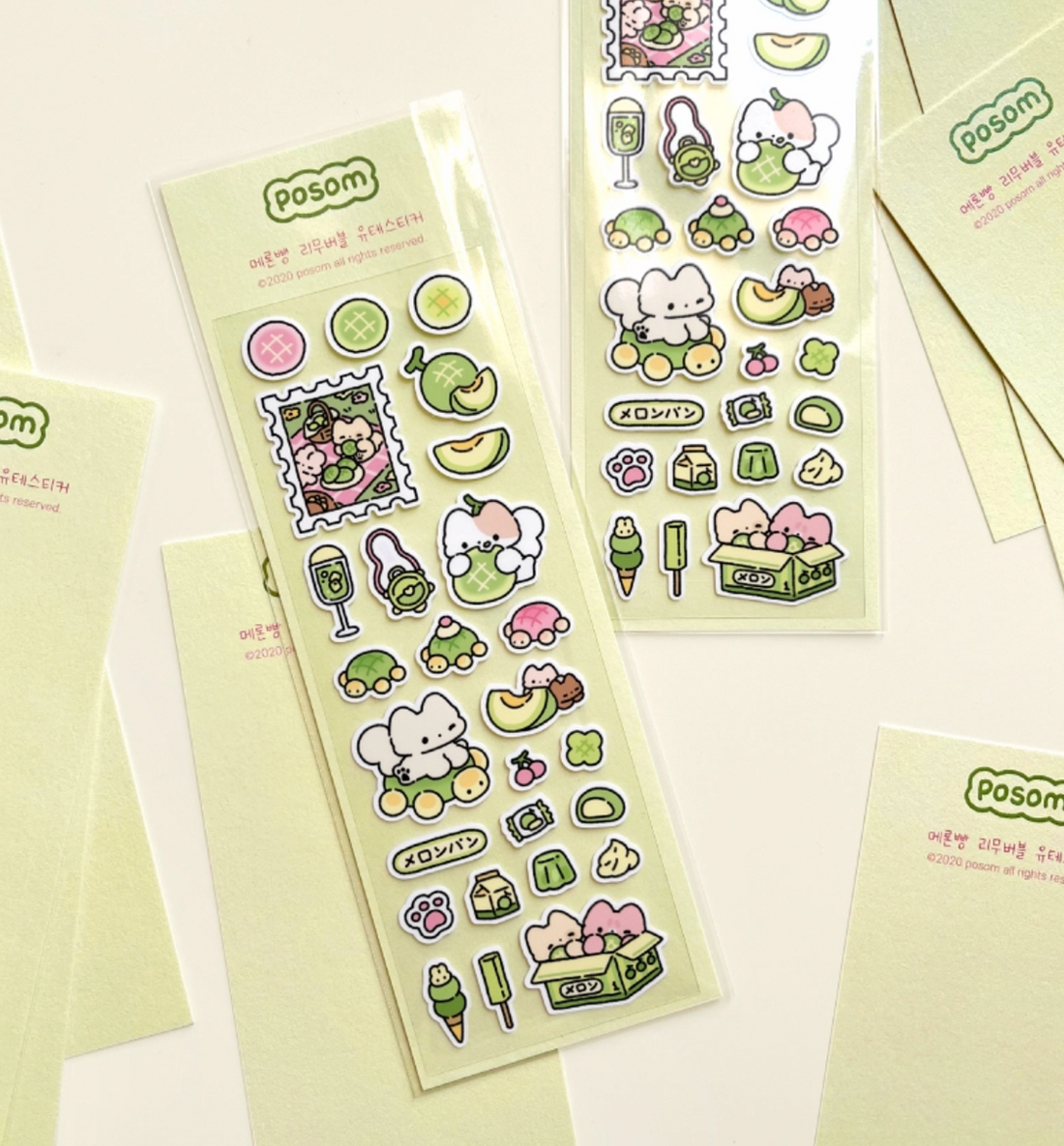 Melon Bread Seal Sticker