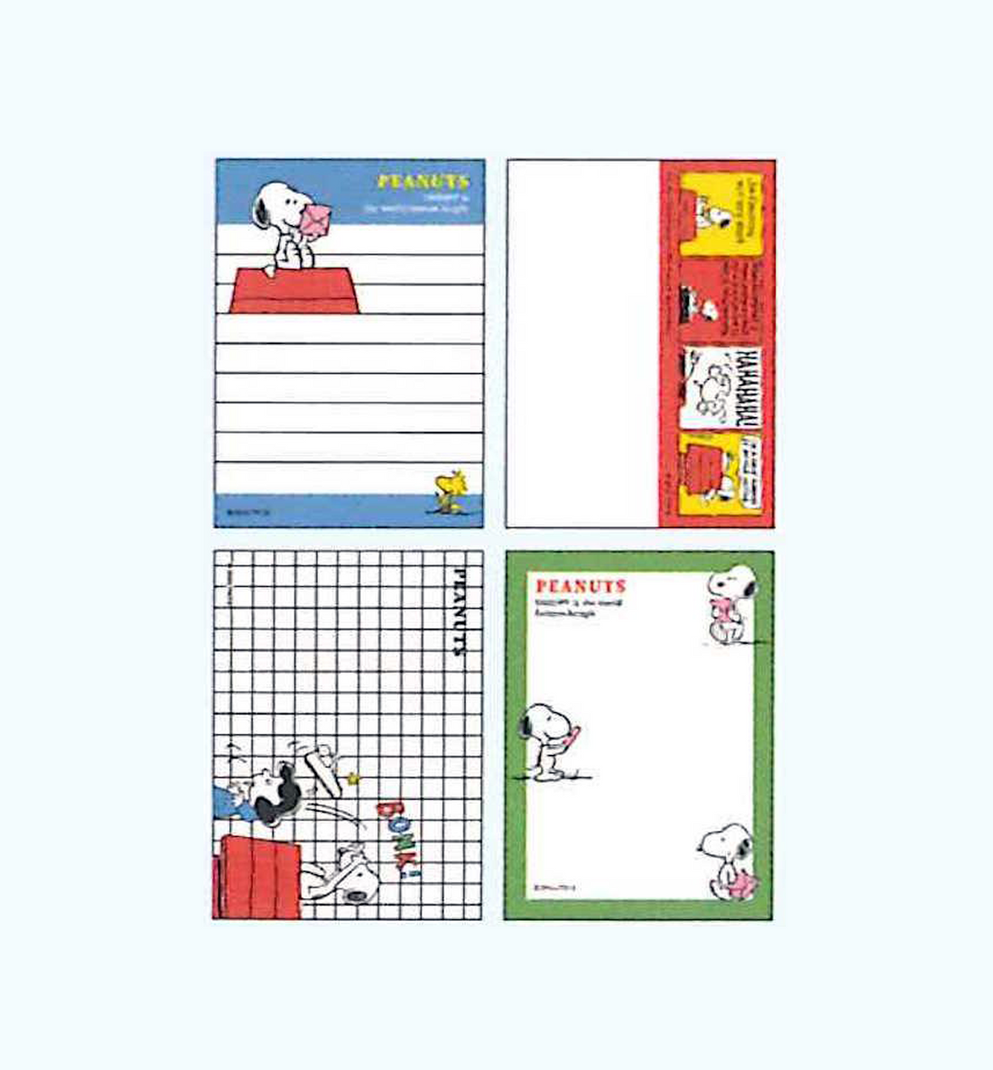 [JAPAN] Peanuts Snoopy Mini Memopad [Paper Message]