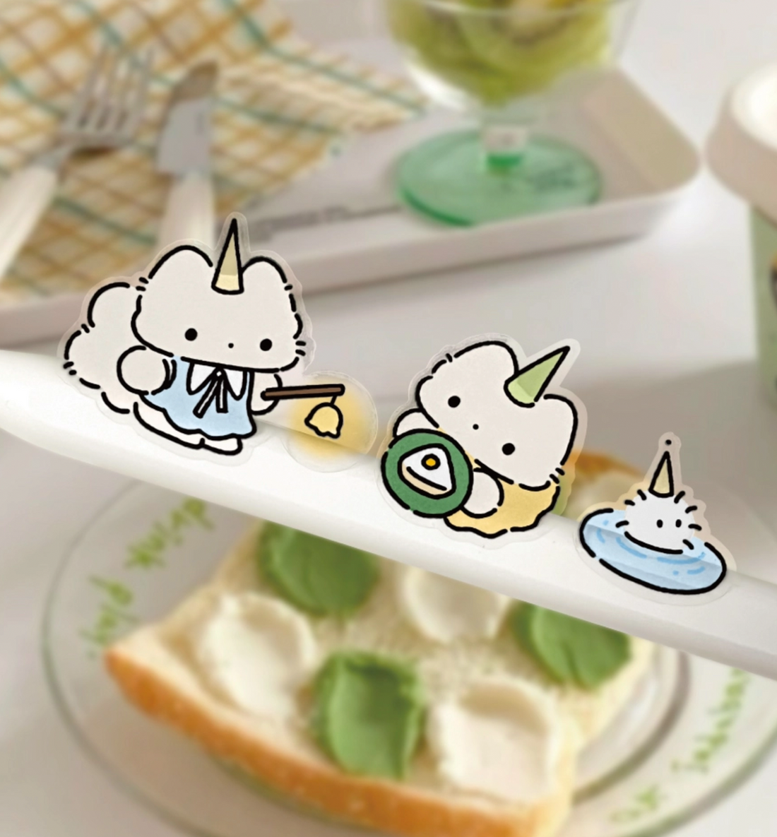 Fluffy Seed Fairy Seal Sticker