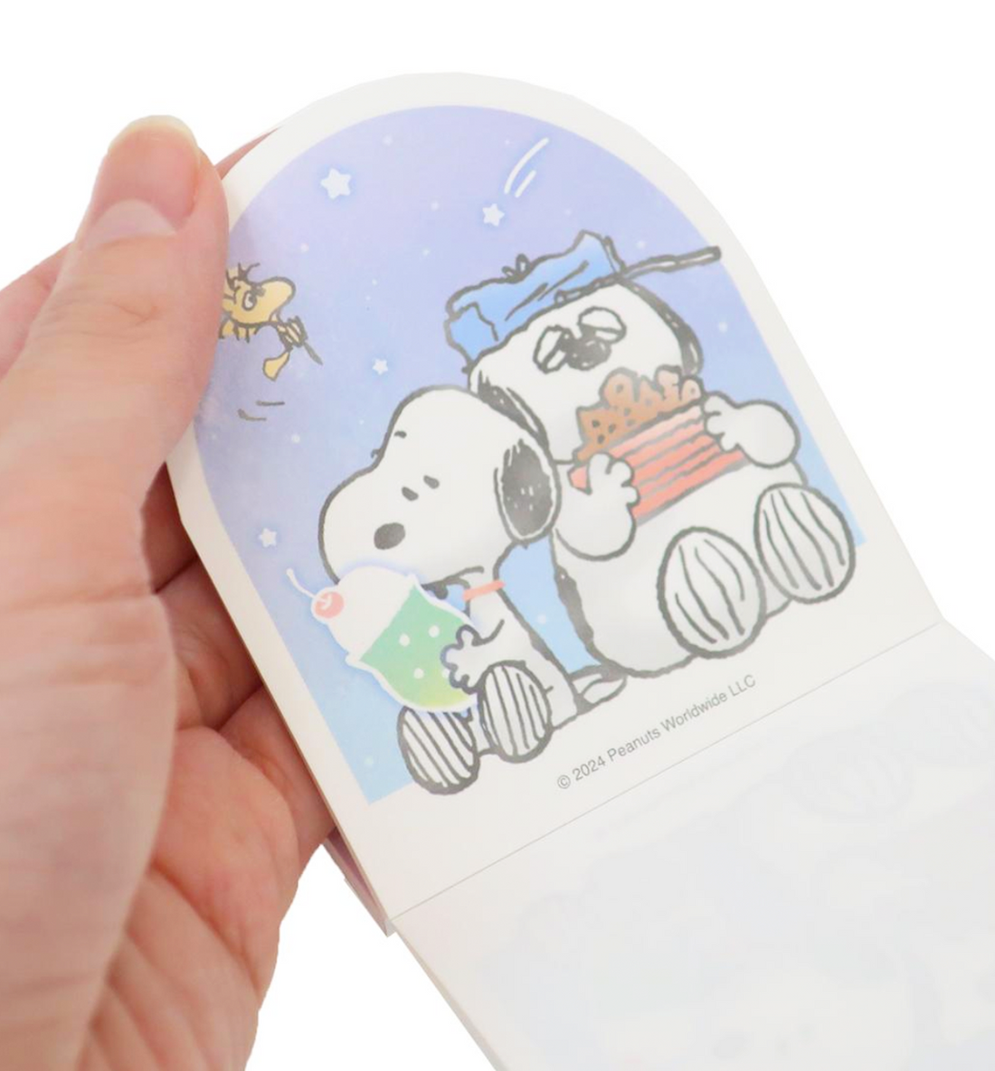 [JAPAN] Peanuts Snoopy Mini Memopad [Nice Day With Friend]