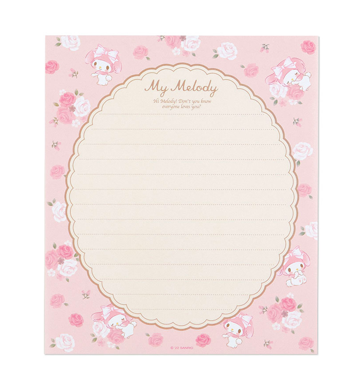 Sanrio Hello Kitty Letter Set [Side by Side]