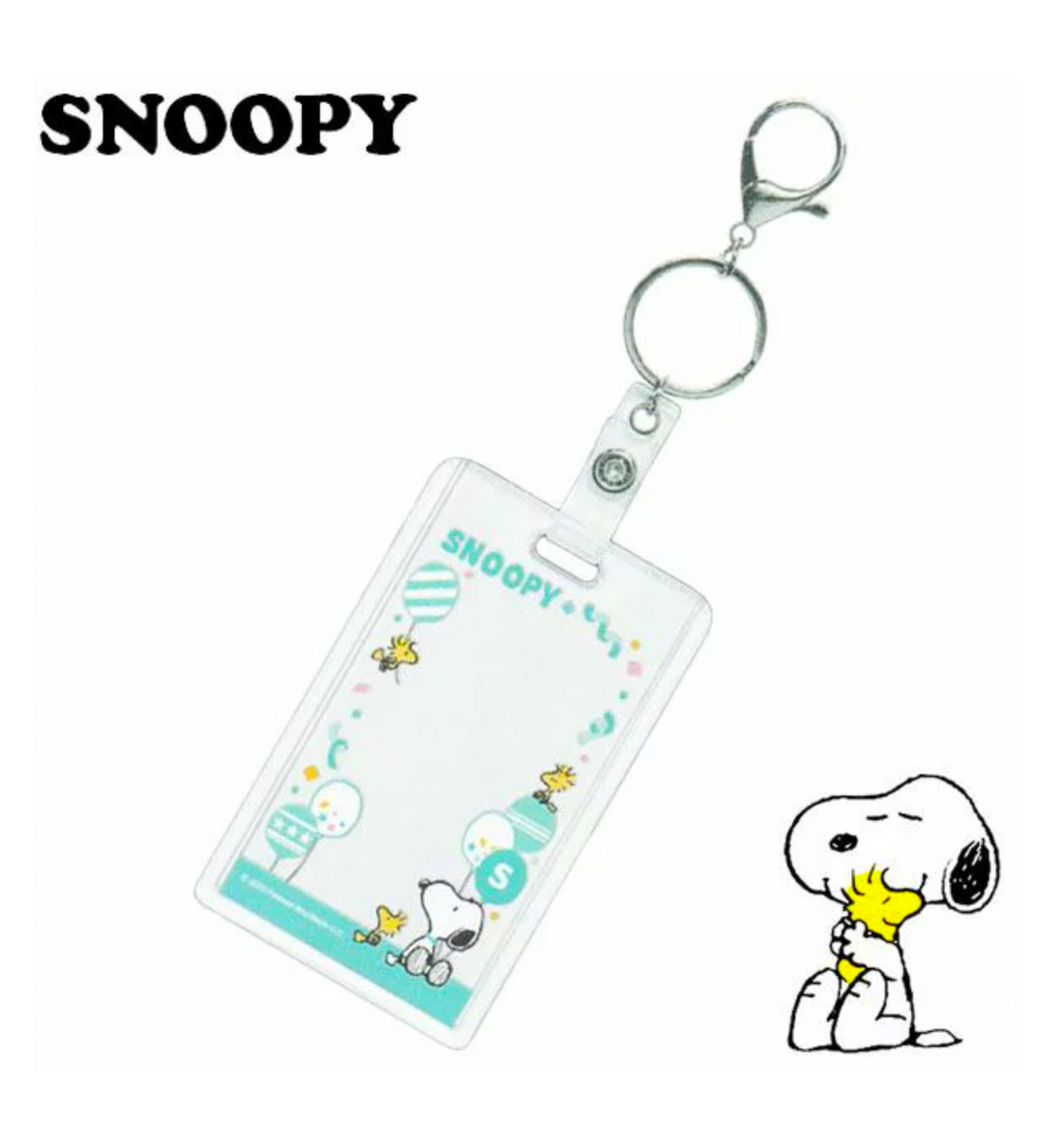 [JAPAN] Snoopy & Friends Card Case [Aqua]