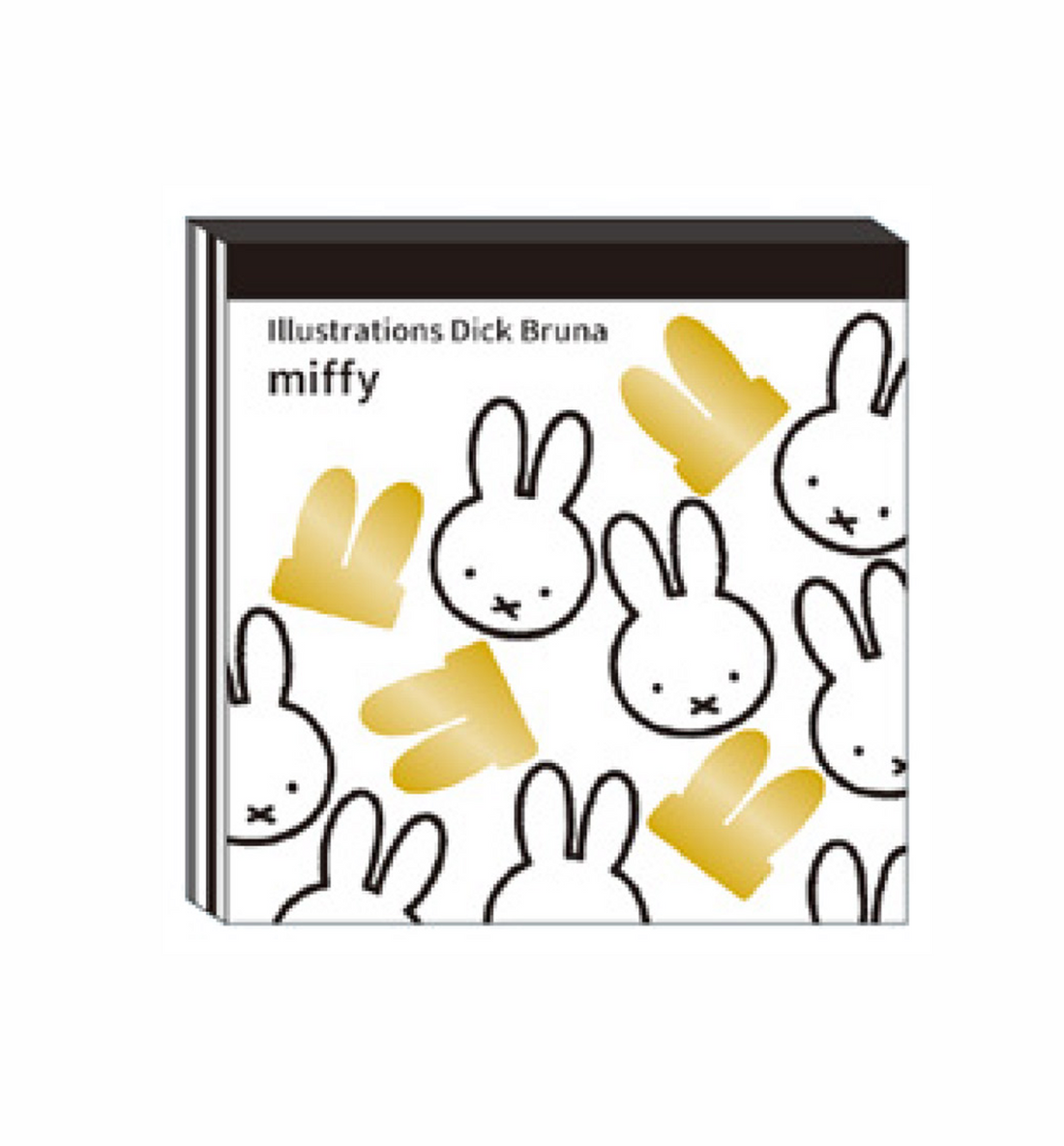 Miffy Golden Memopad [White]