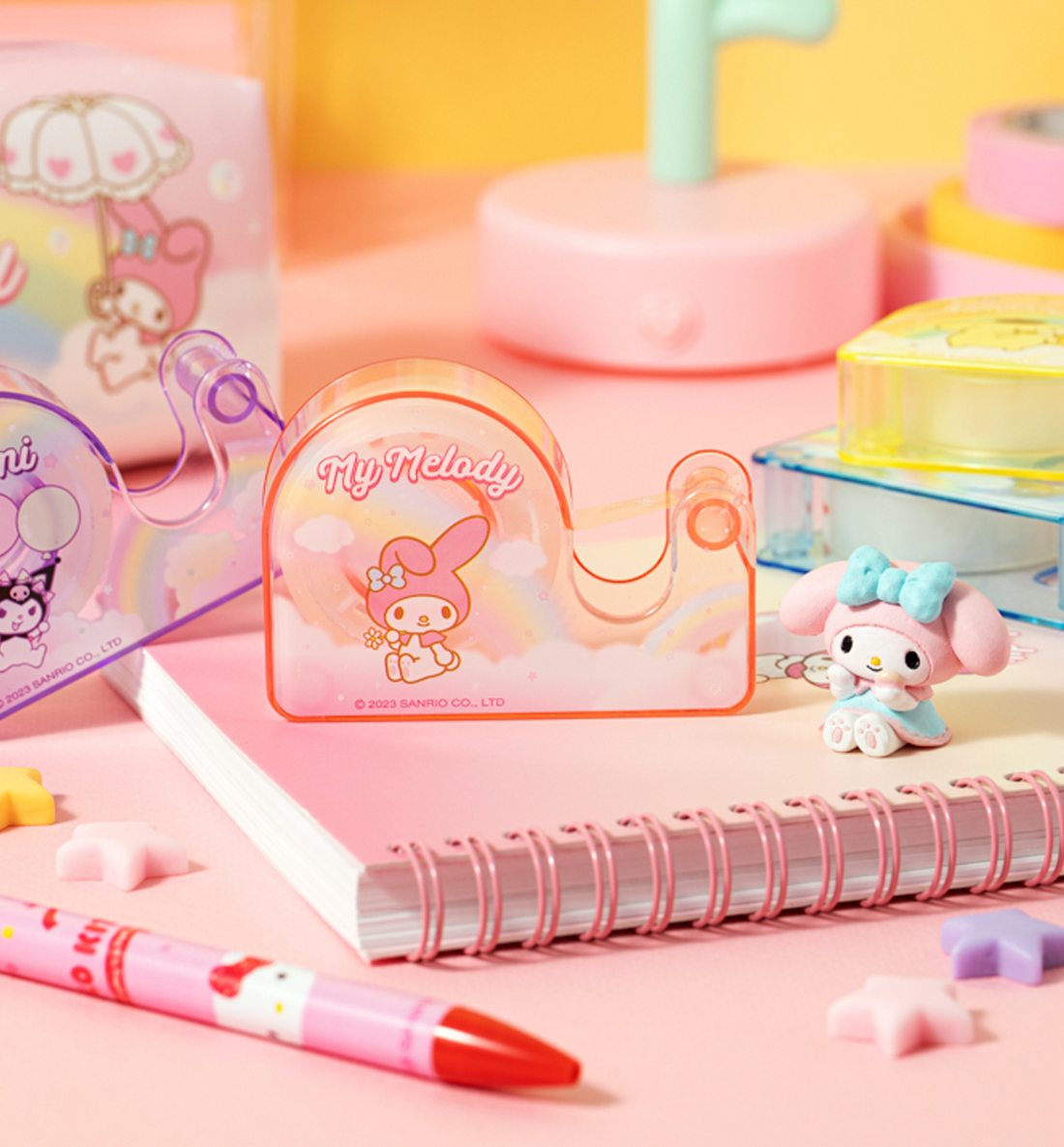 Sanrio Rainbow Clear Tape [6 Designs]