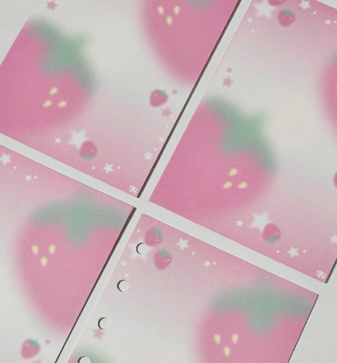 A7 Strawberry Paper Refill