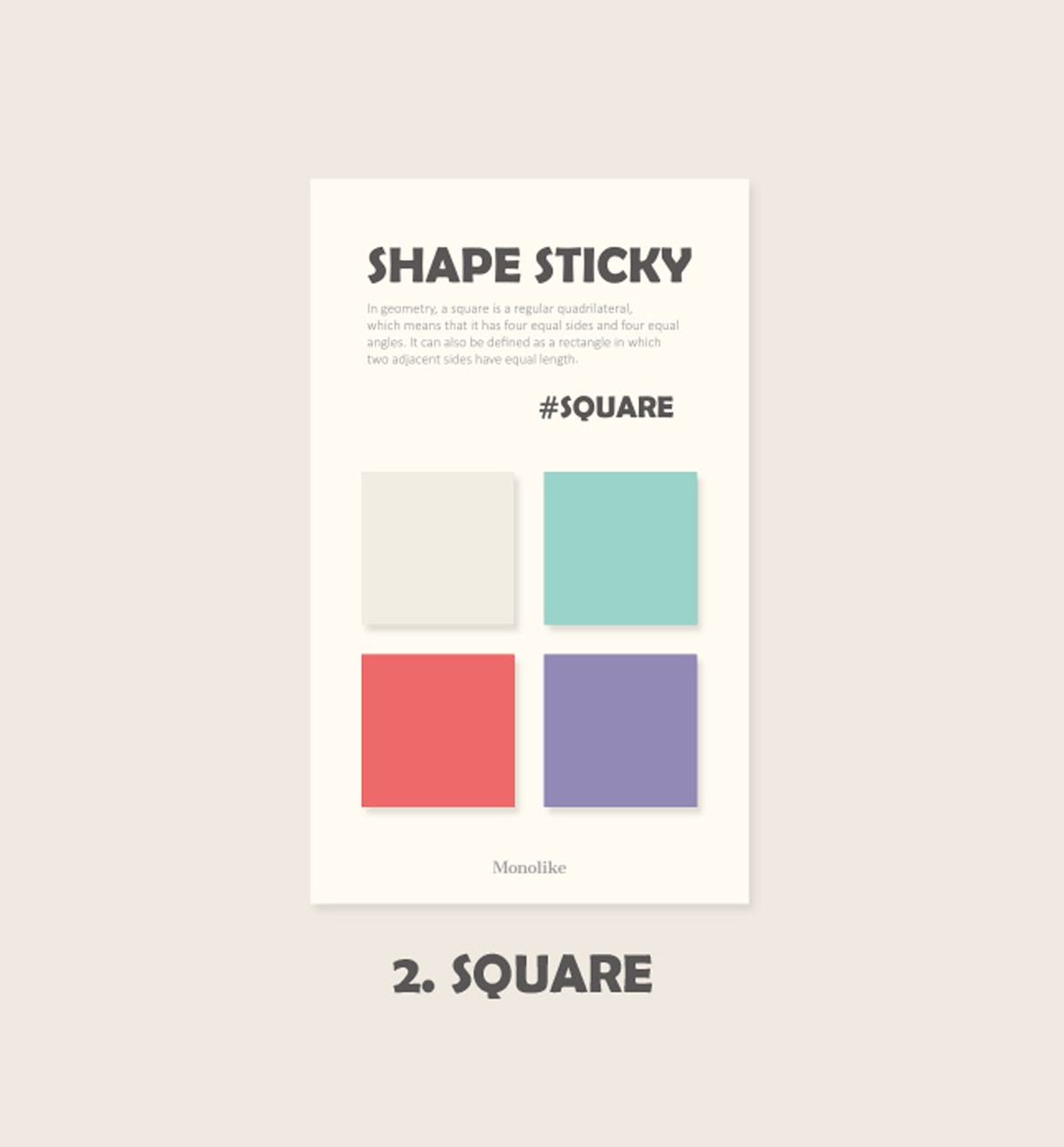 Shape Infographic Sticky Note