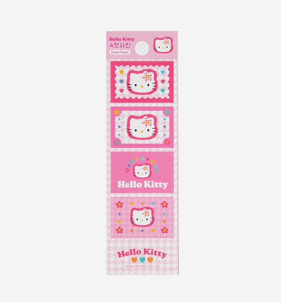 Hello Kitty Photocard Frame & Sticker [2D Retro Angel Pink]